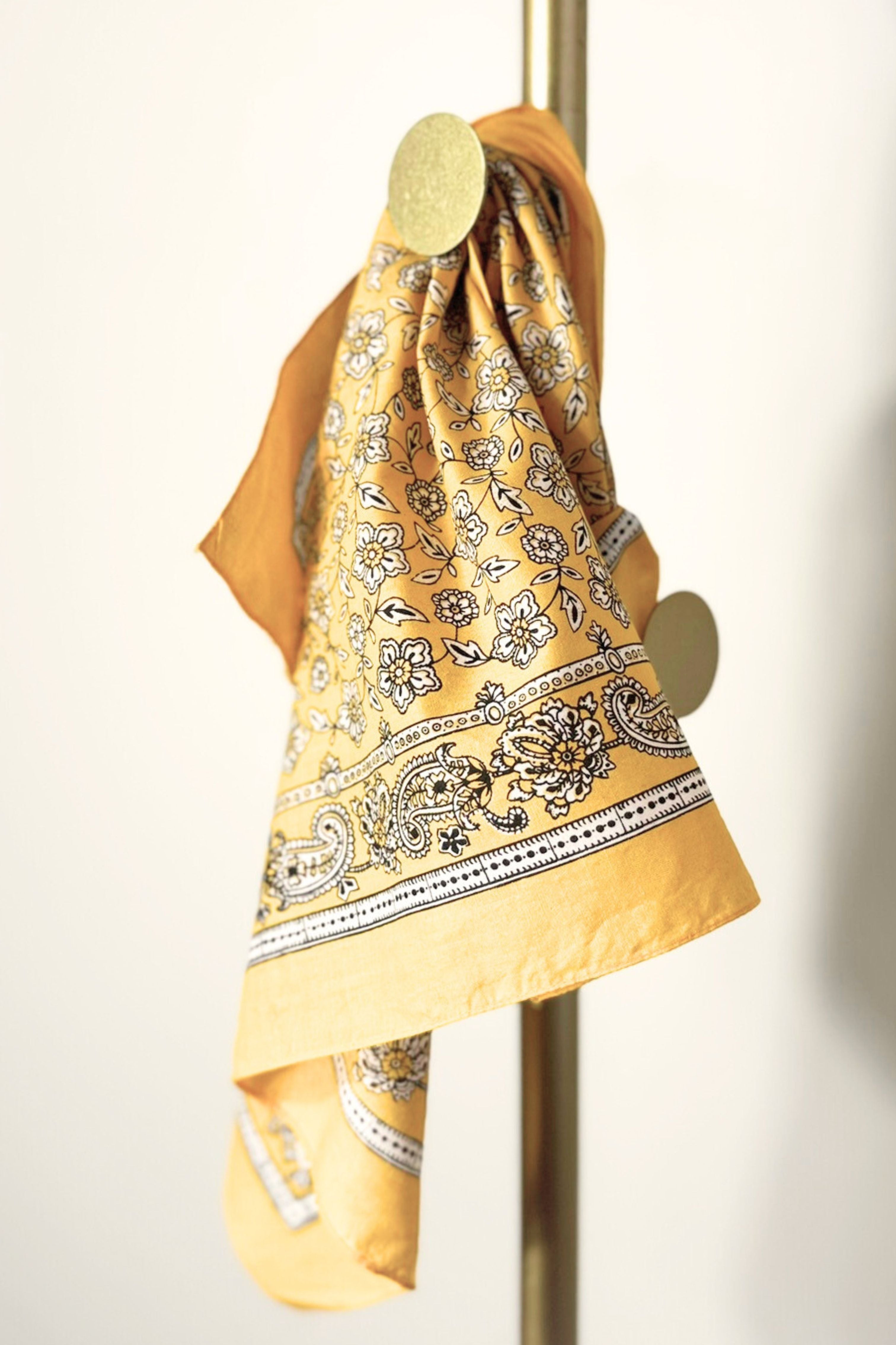 Bandana coton orange clair