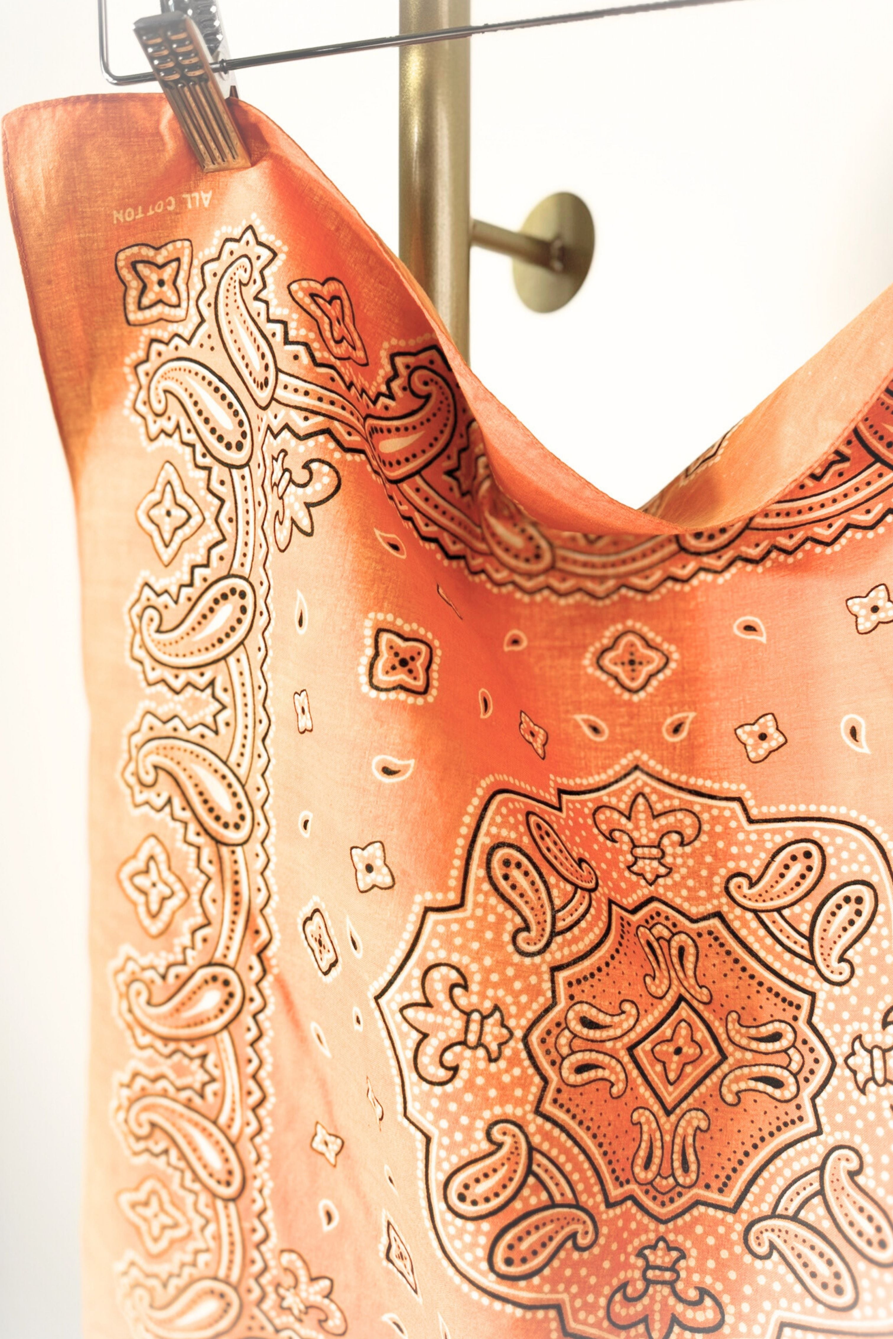Bandana coton orange