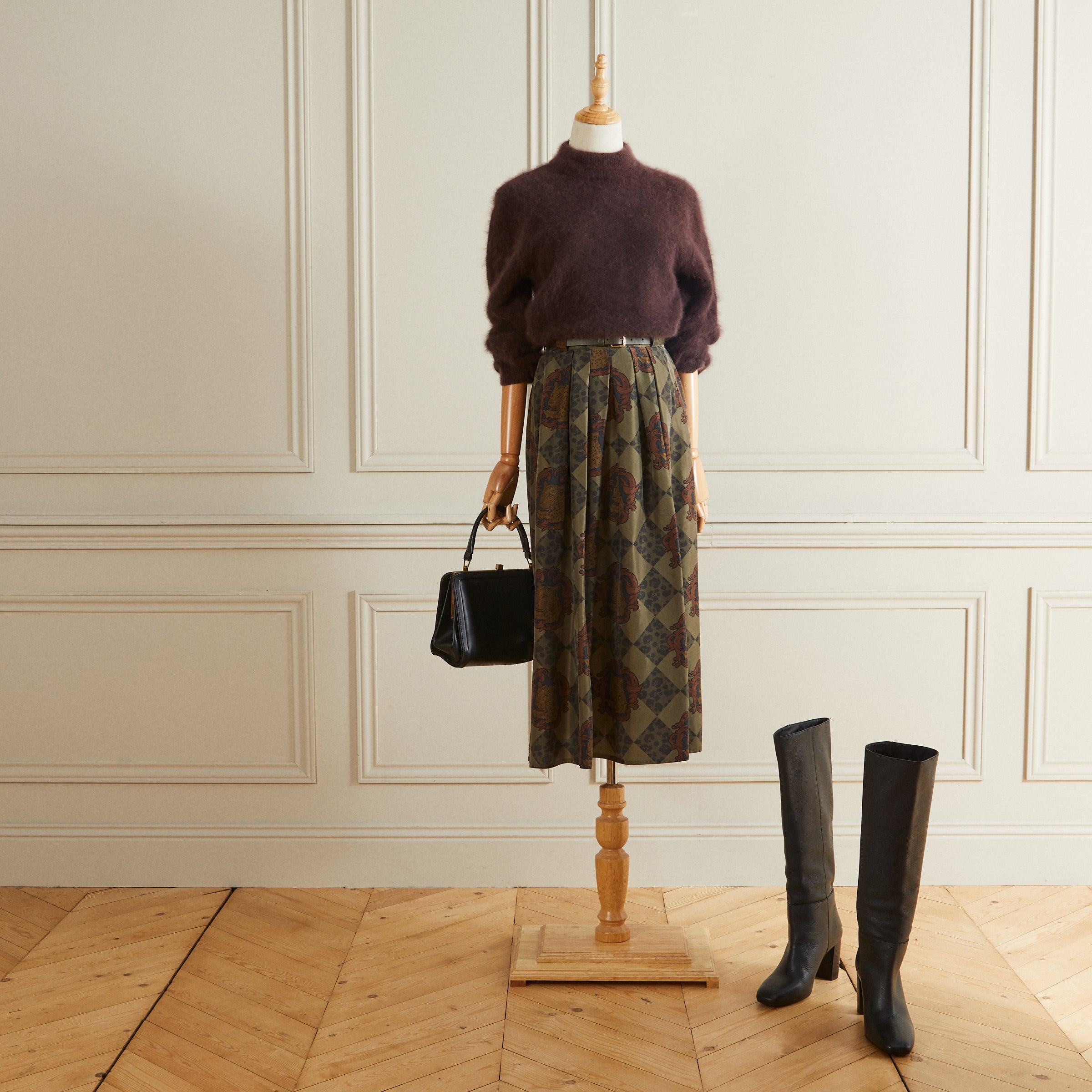 Sac à main cuir noir