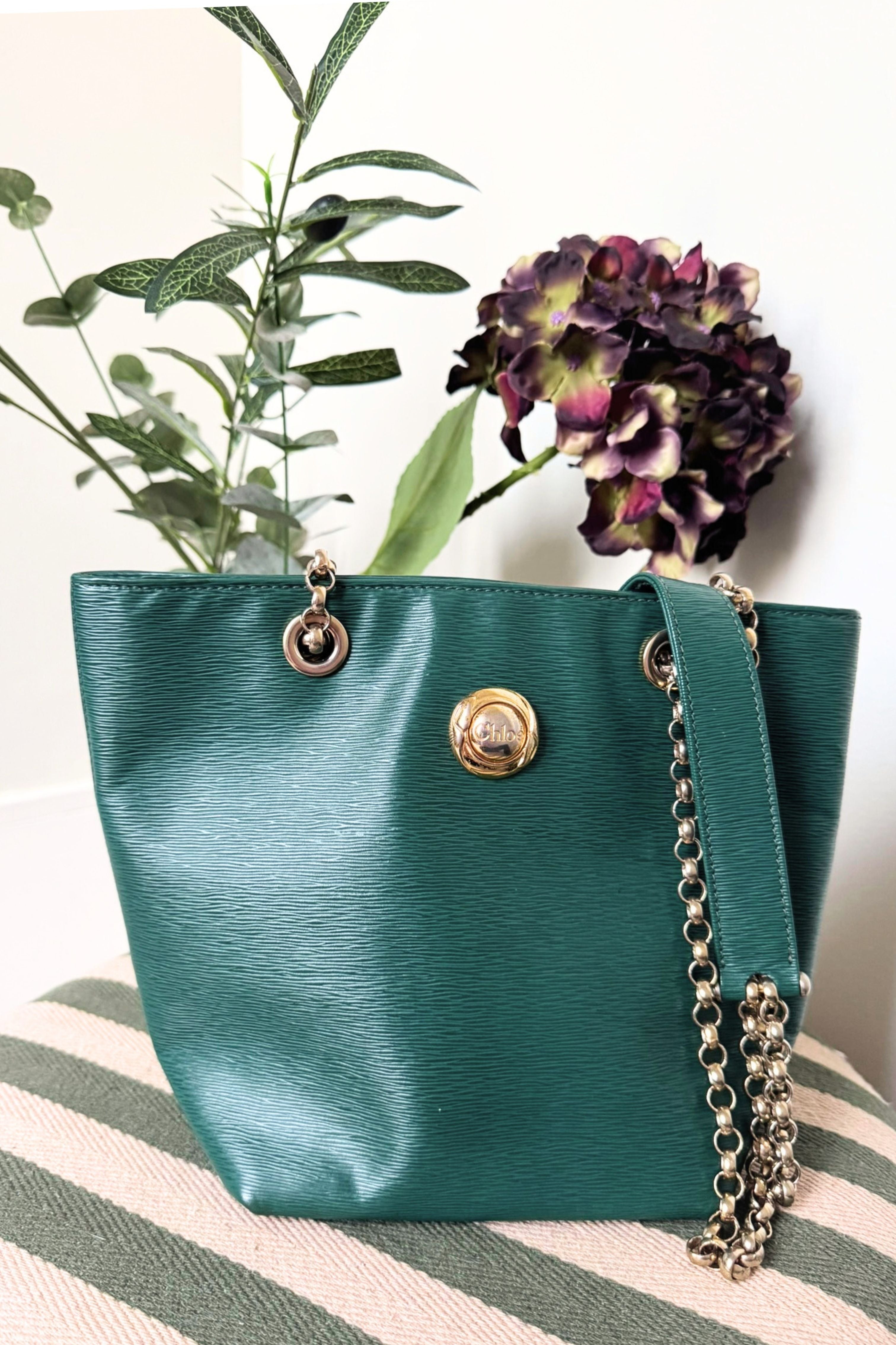 Sac seau en cuir Chloé authentique