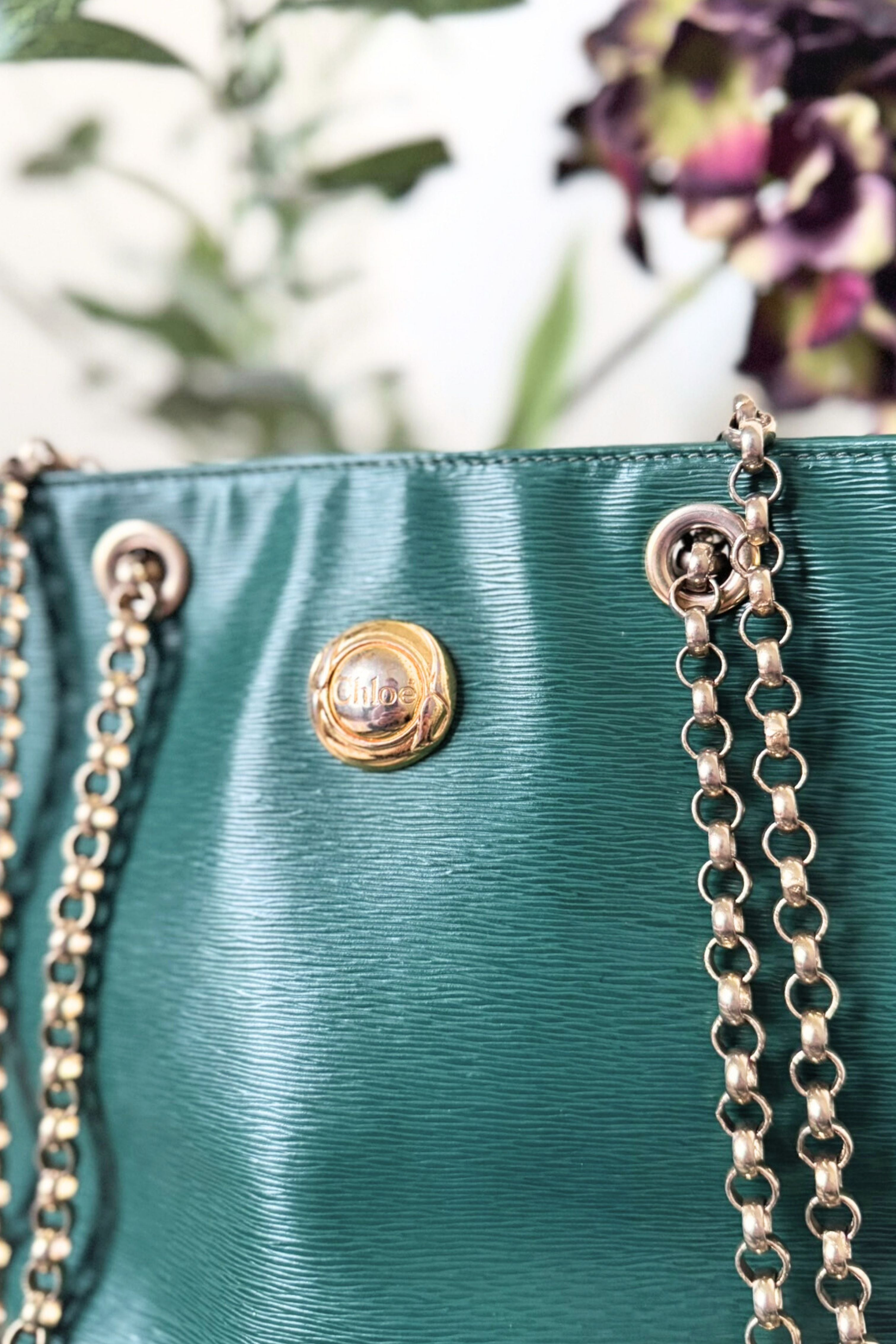 Sac seau en cuir Chloé authentique