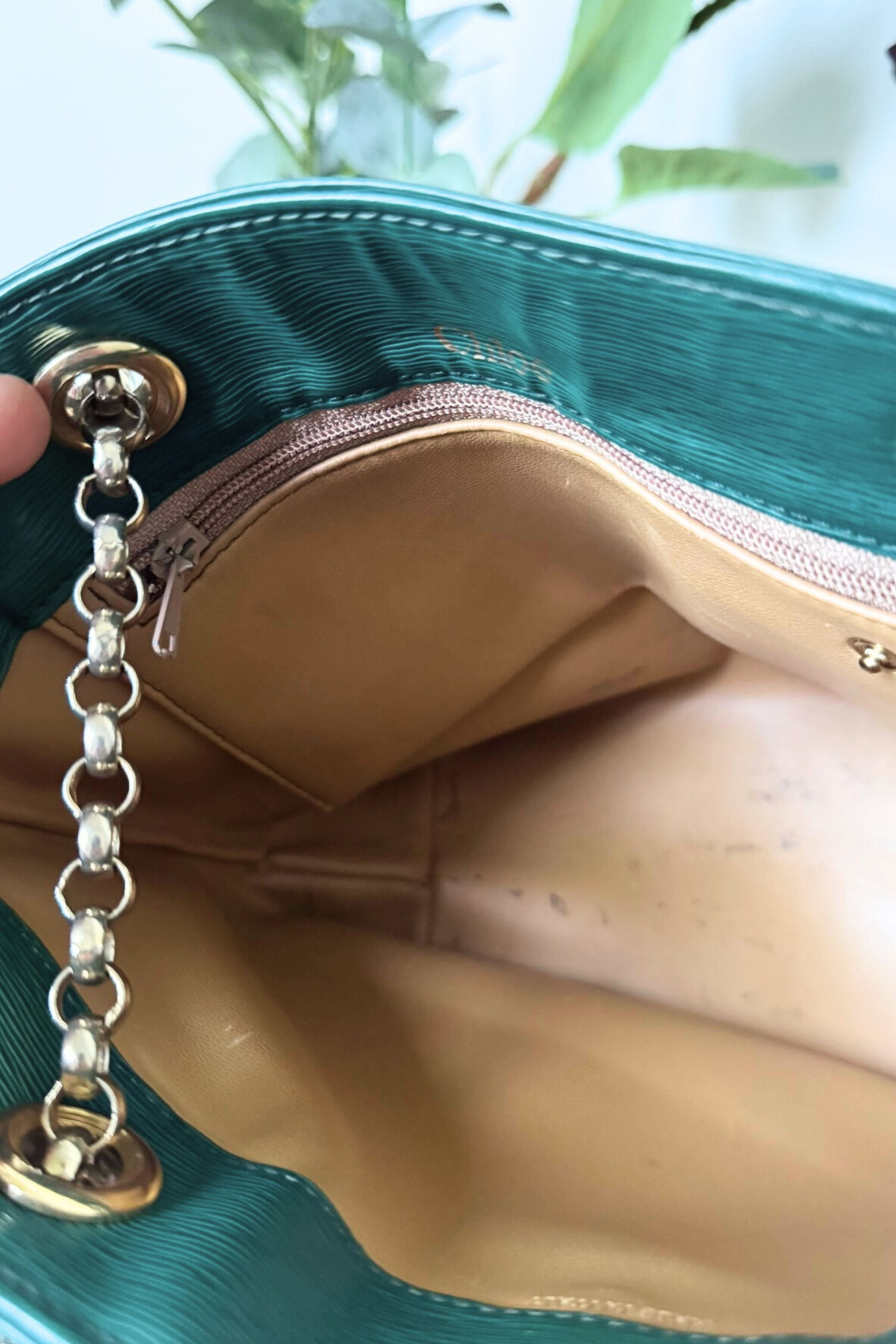 Sac seau en cuir Chloé authentique