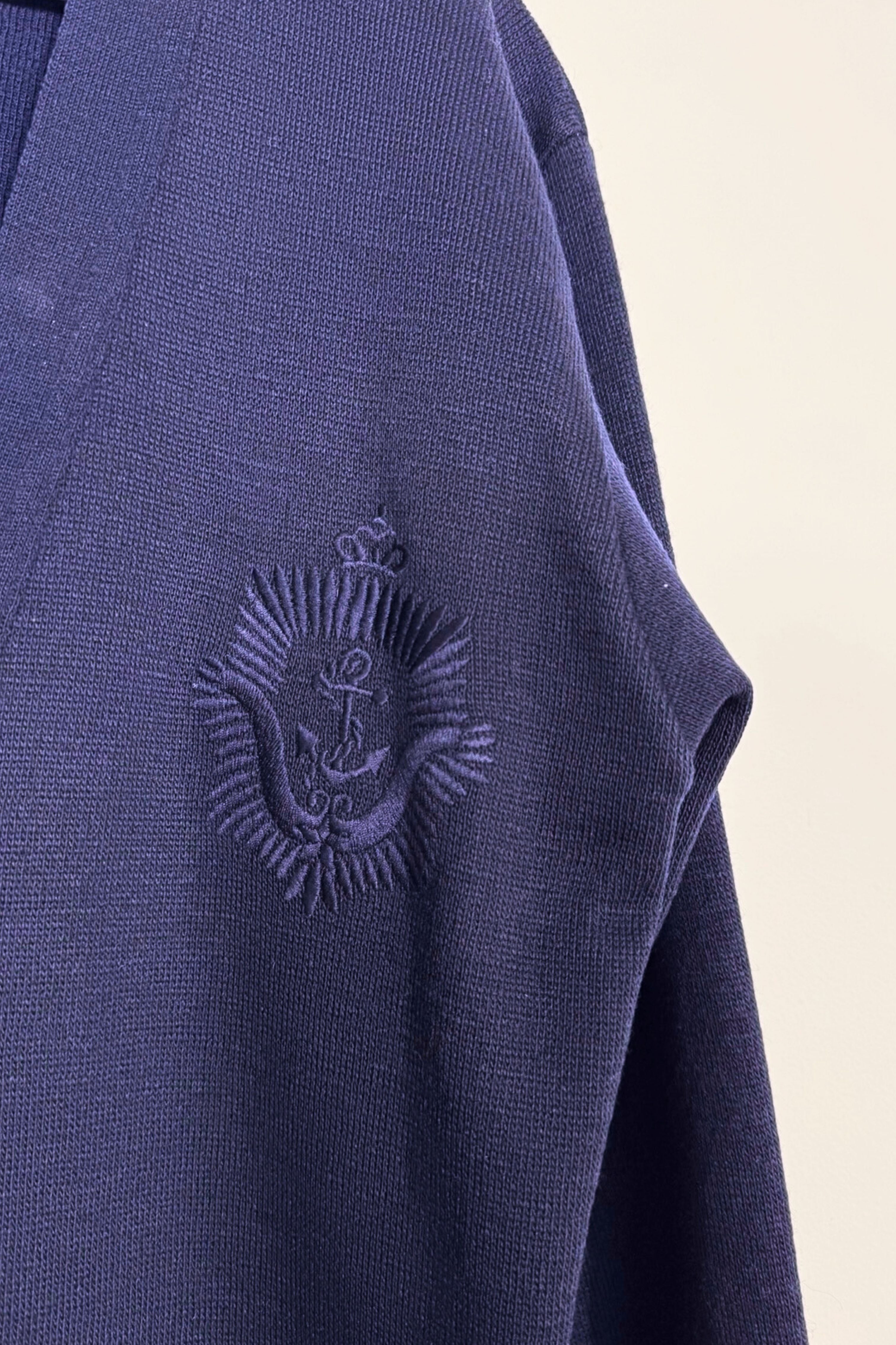 Cardigan en laine classique marine