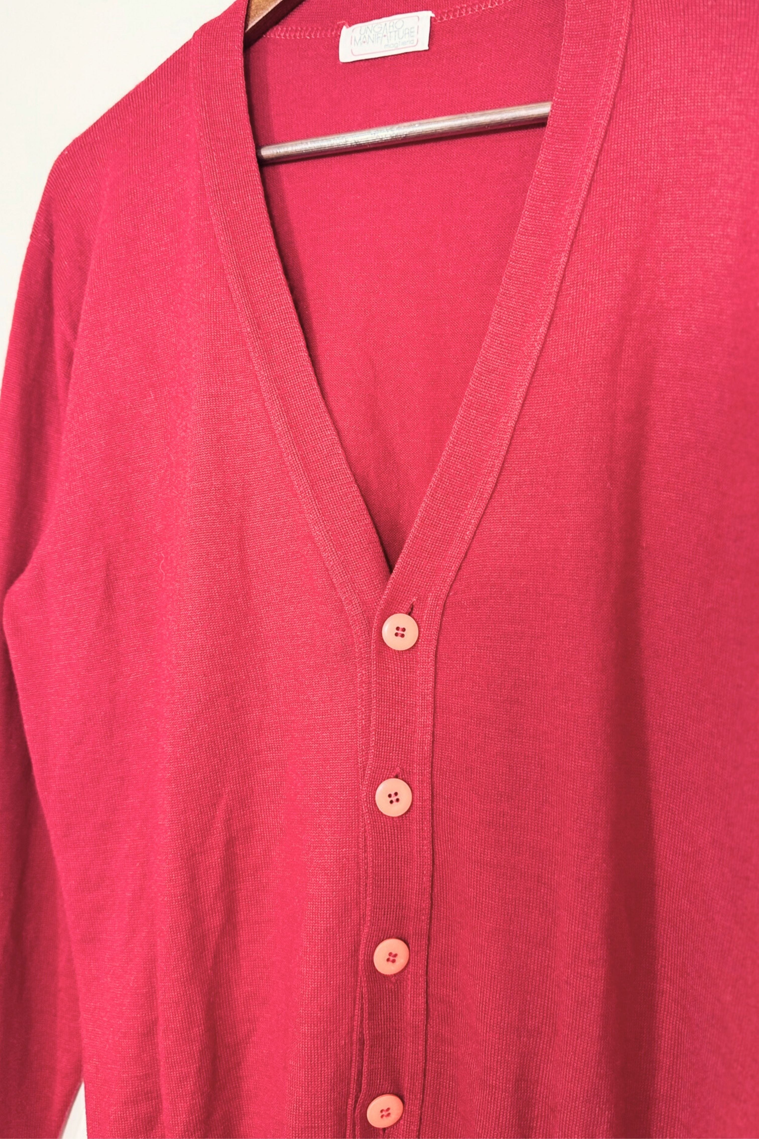 Gilet UNGARO en laine rouge