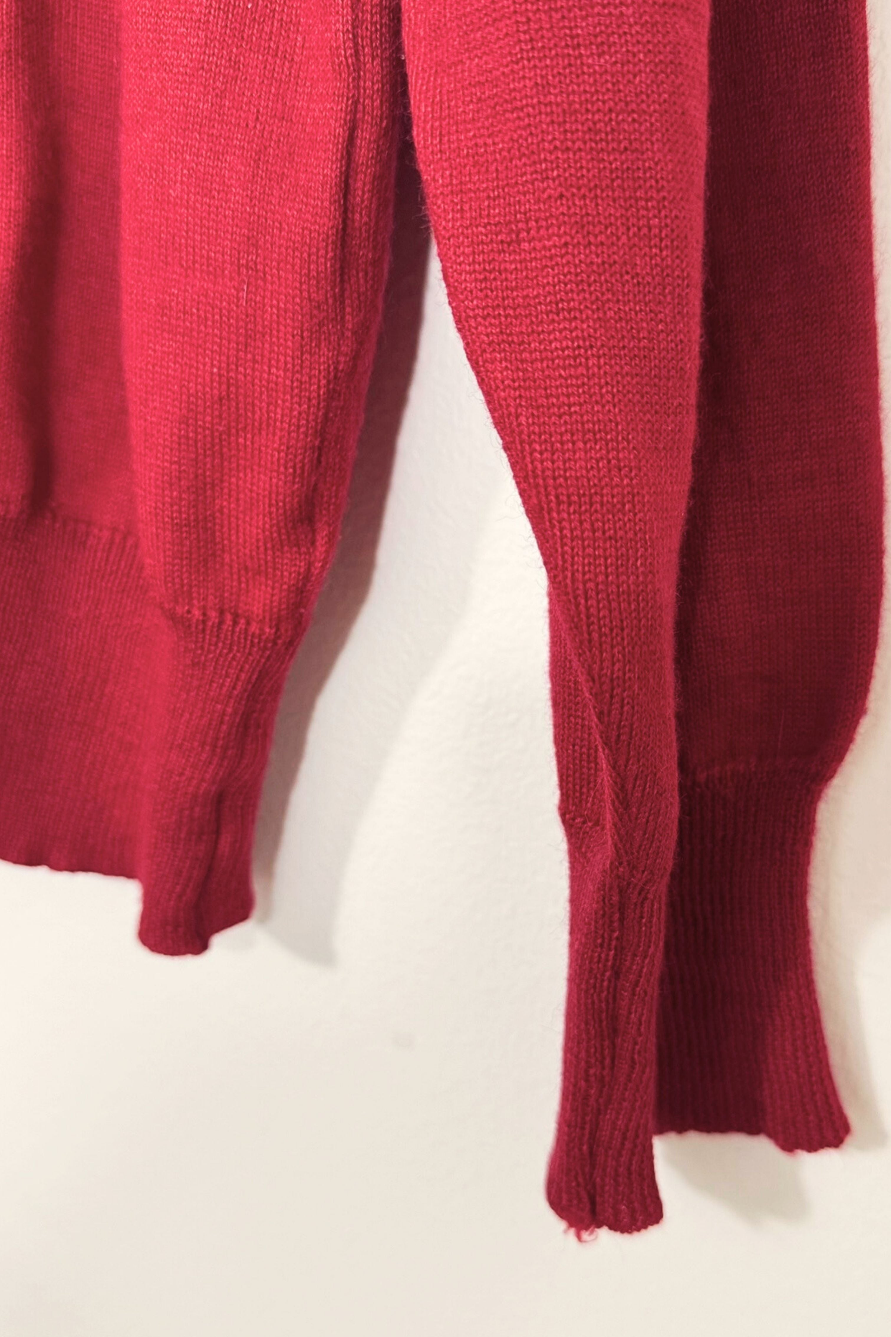 Gilet UNGARO en laine rouge