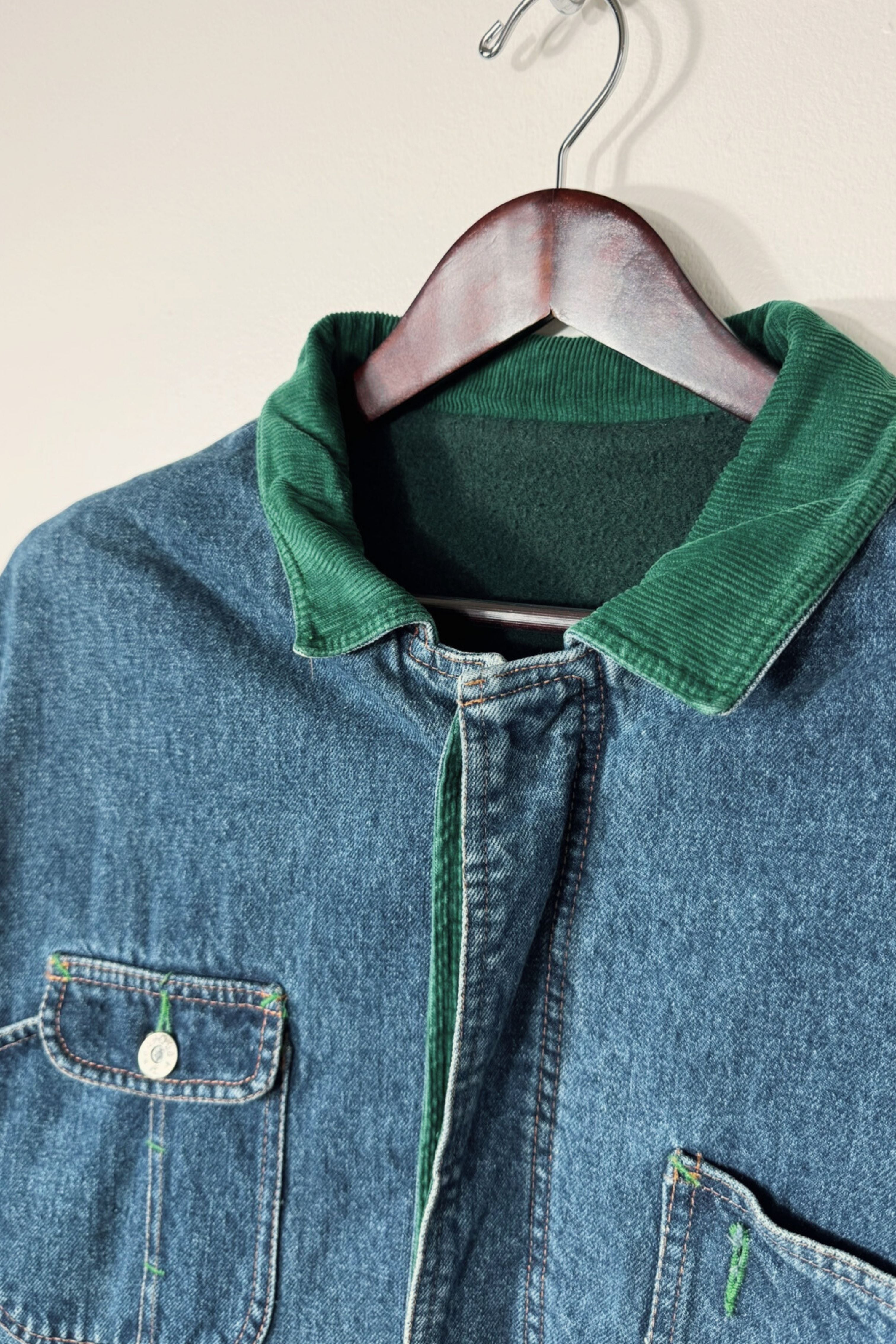 Sherpa denim jacket