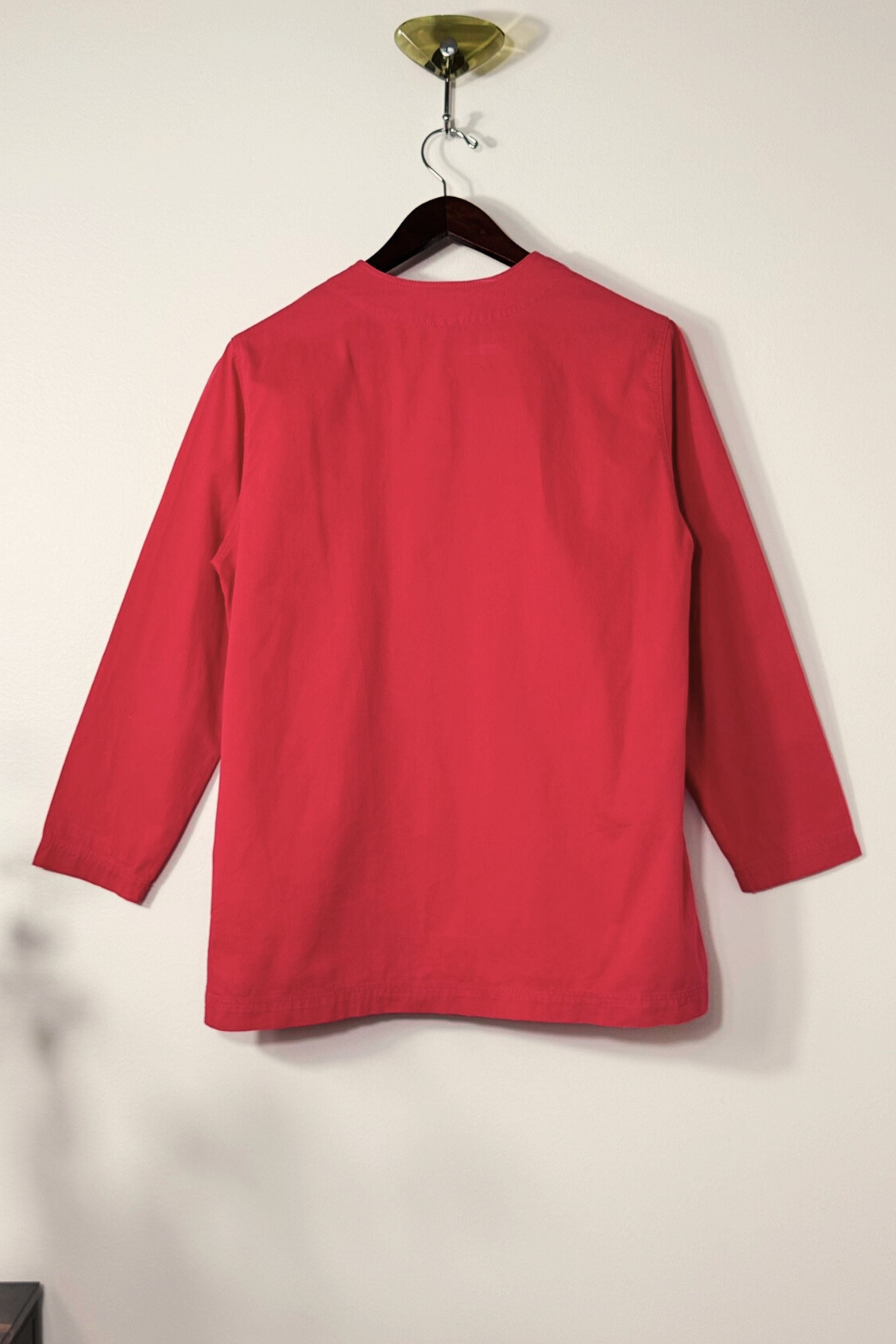 Long fuchsia jacket
