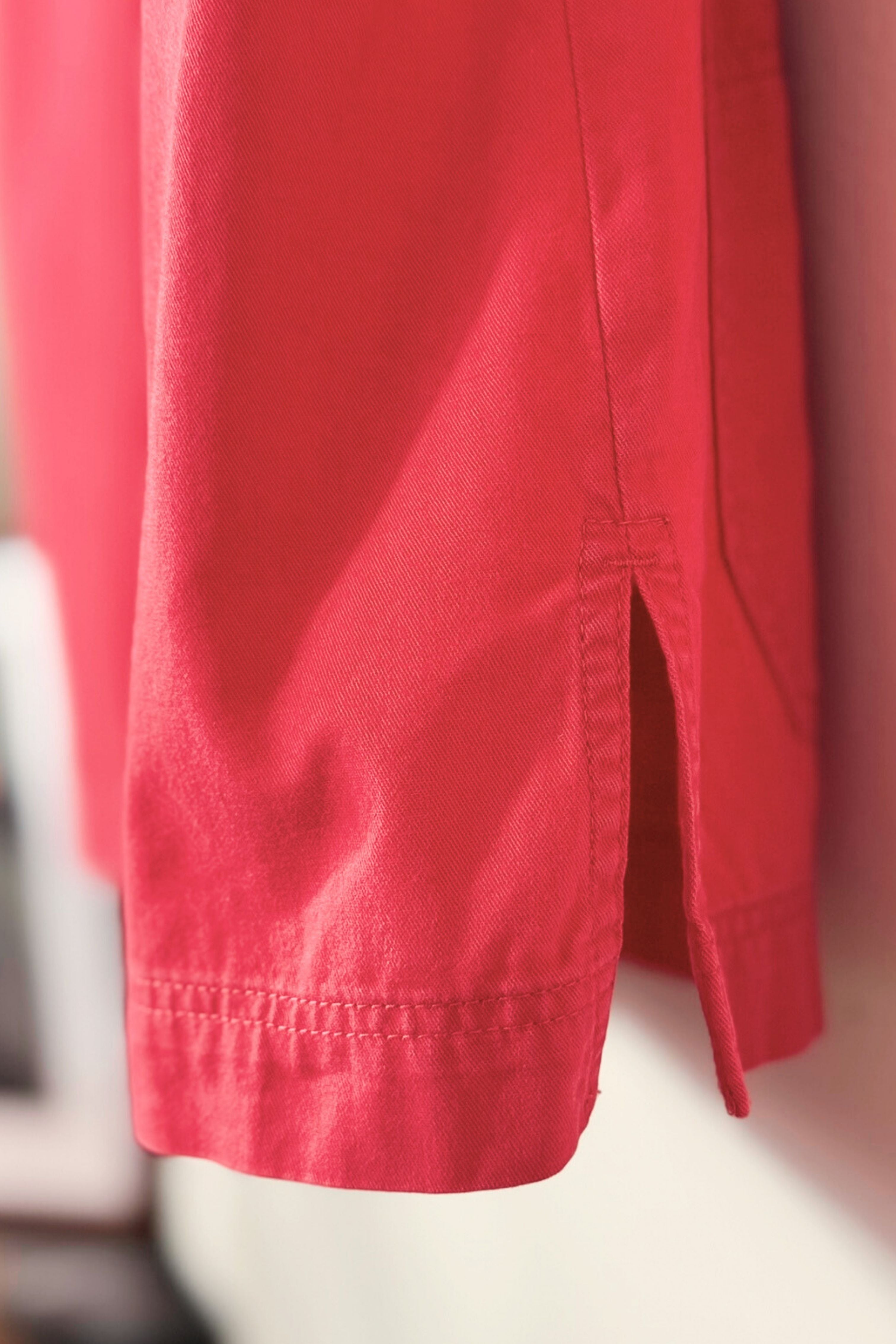 Long fuchsia jacket