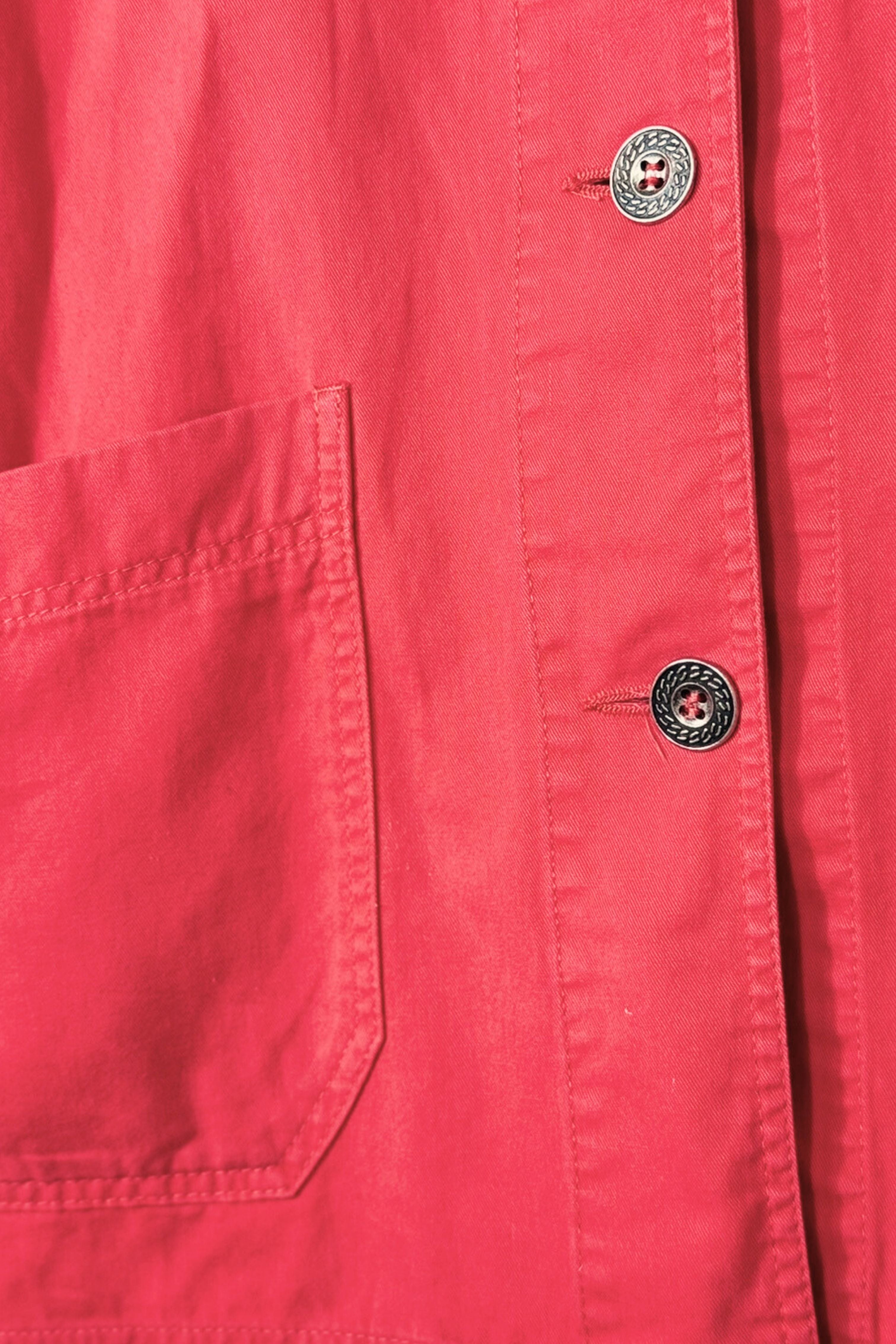 Long fuchsia jacket