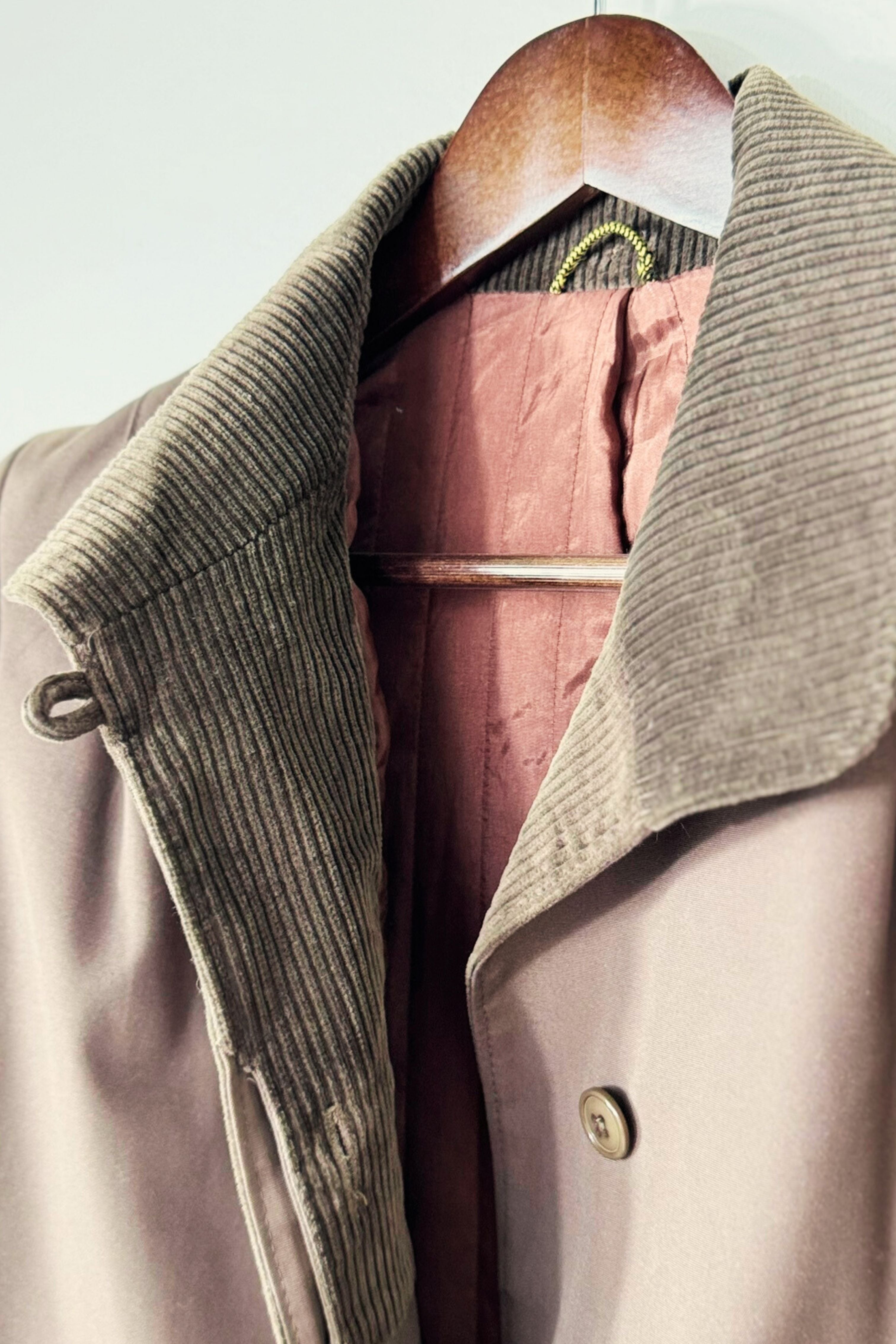 Light gray trench coat