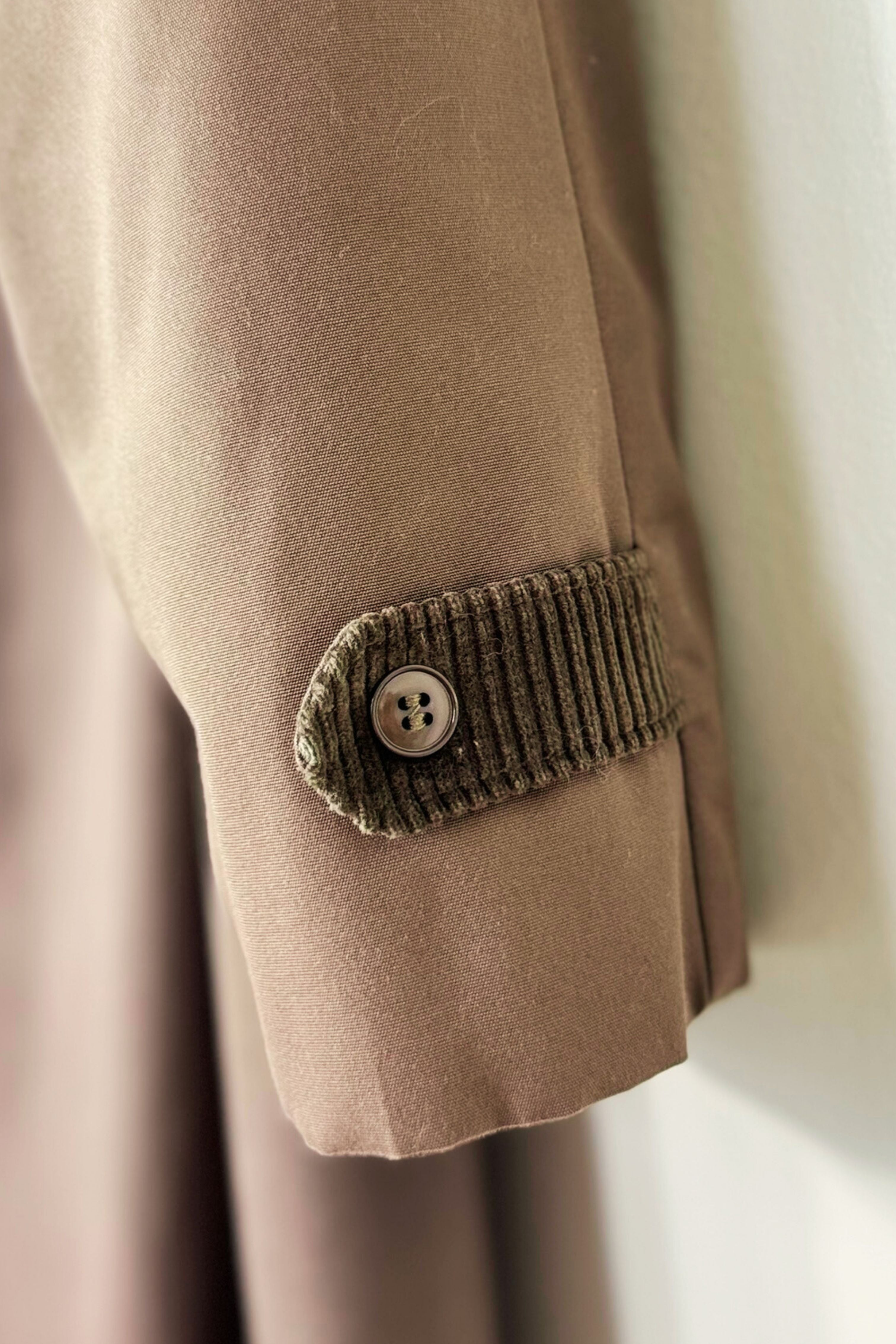 Light gray trench coat