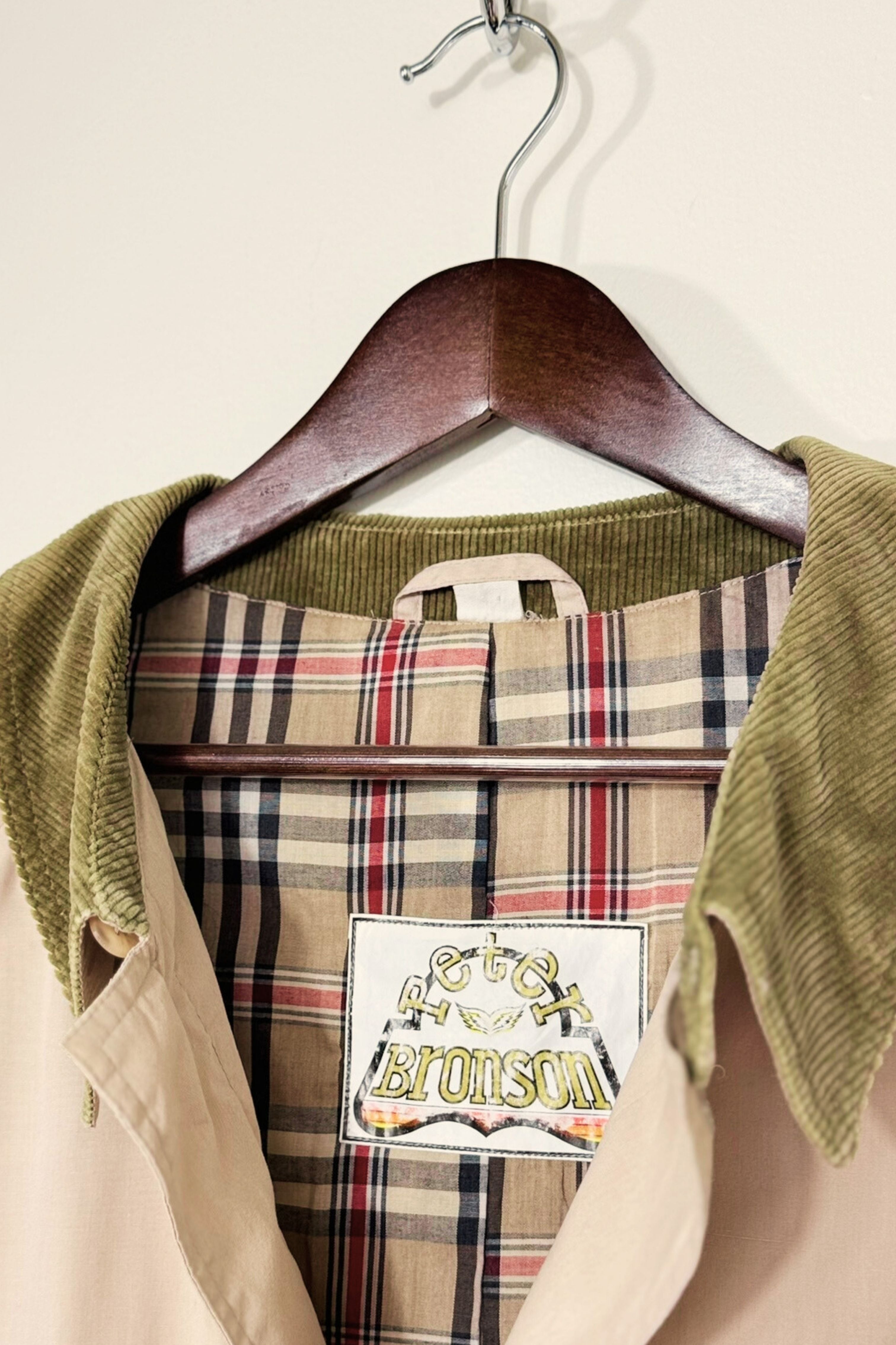 Light gray trench coat