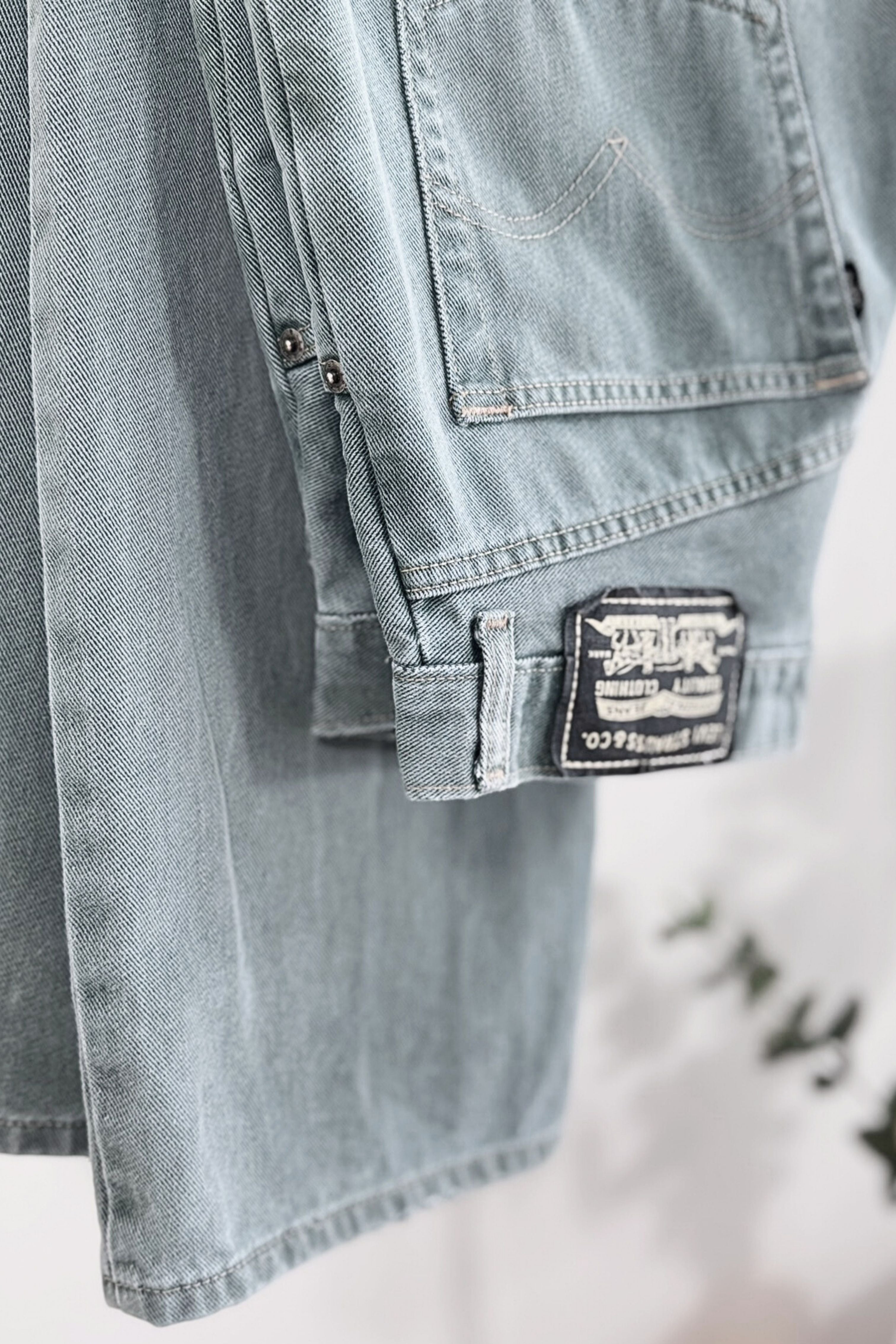 Jeans Levi's 501 W28 L34 vert sauge