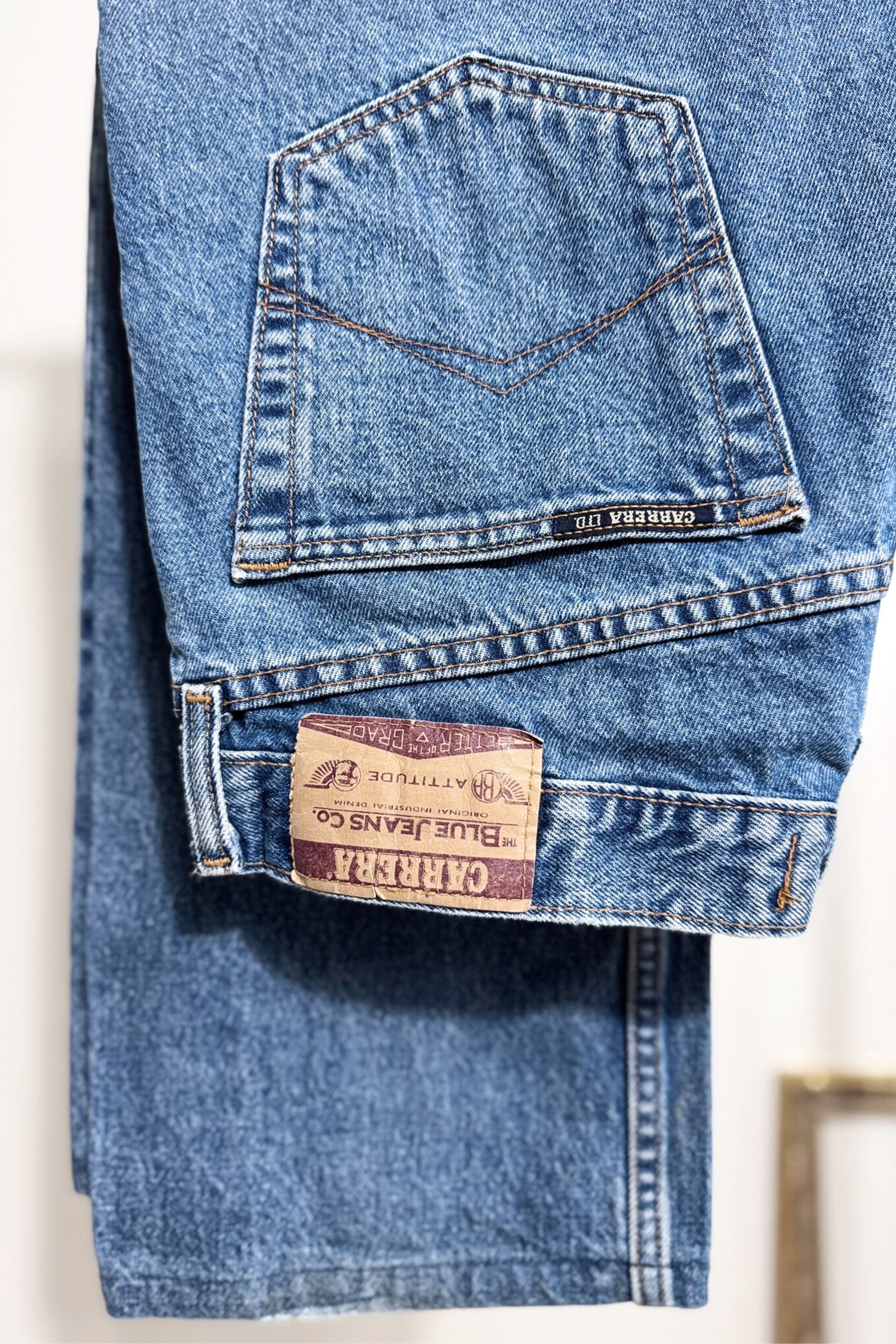 Jeans Carrera 710 droit W36 bleu moyen