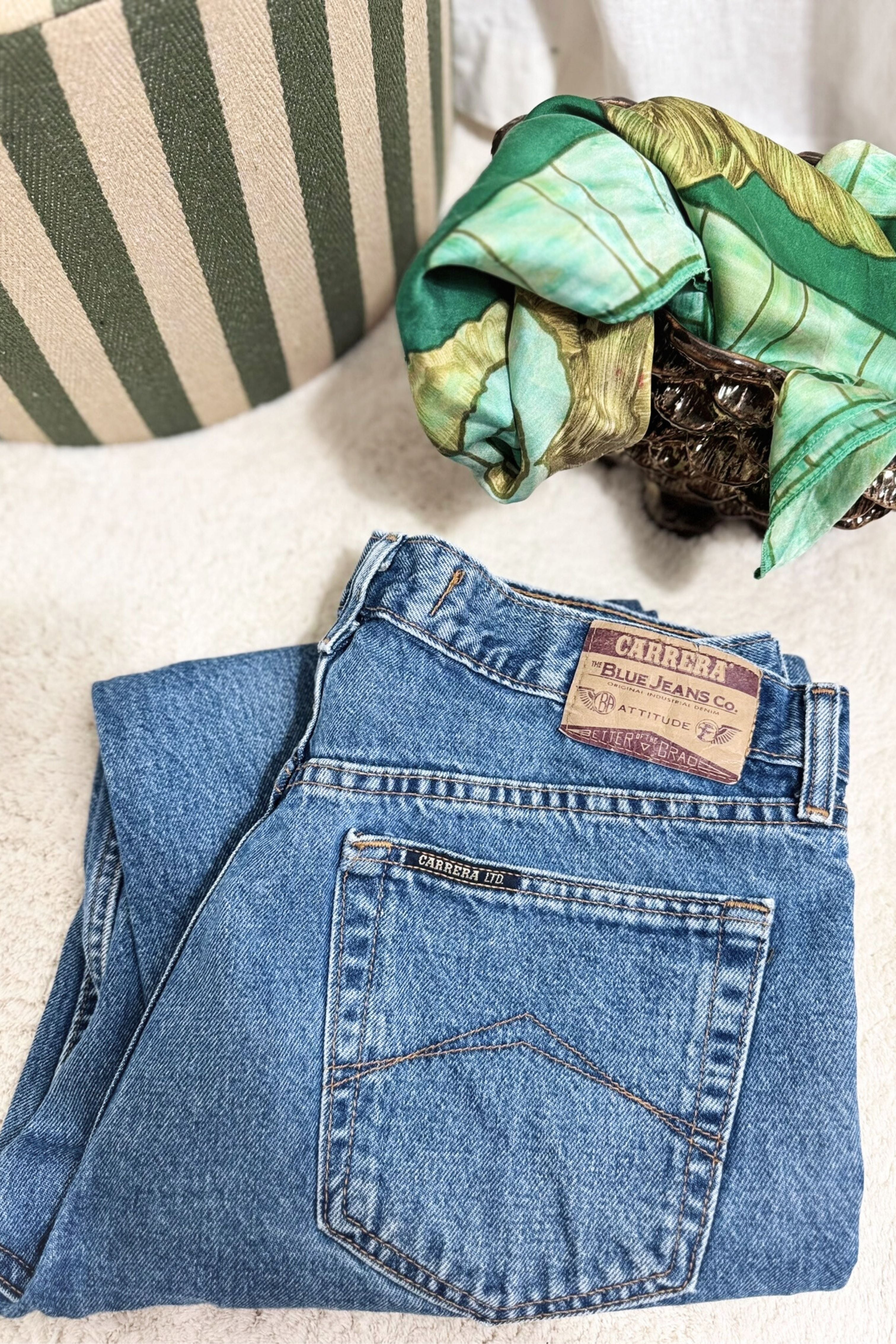 Jeans Carrera 710 droit W36 bleu moyen