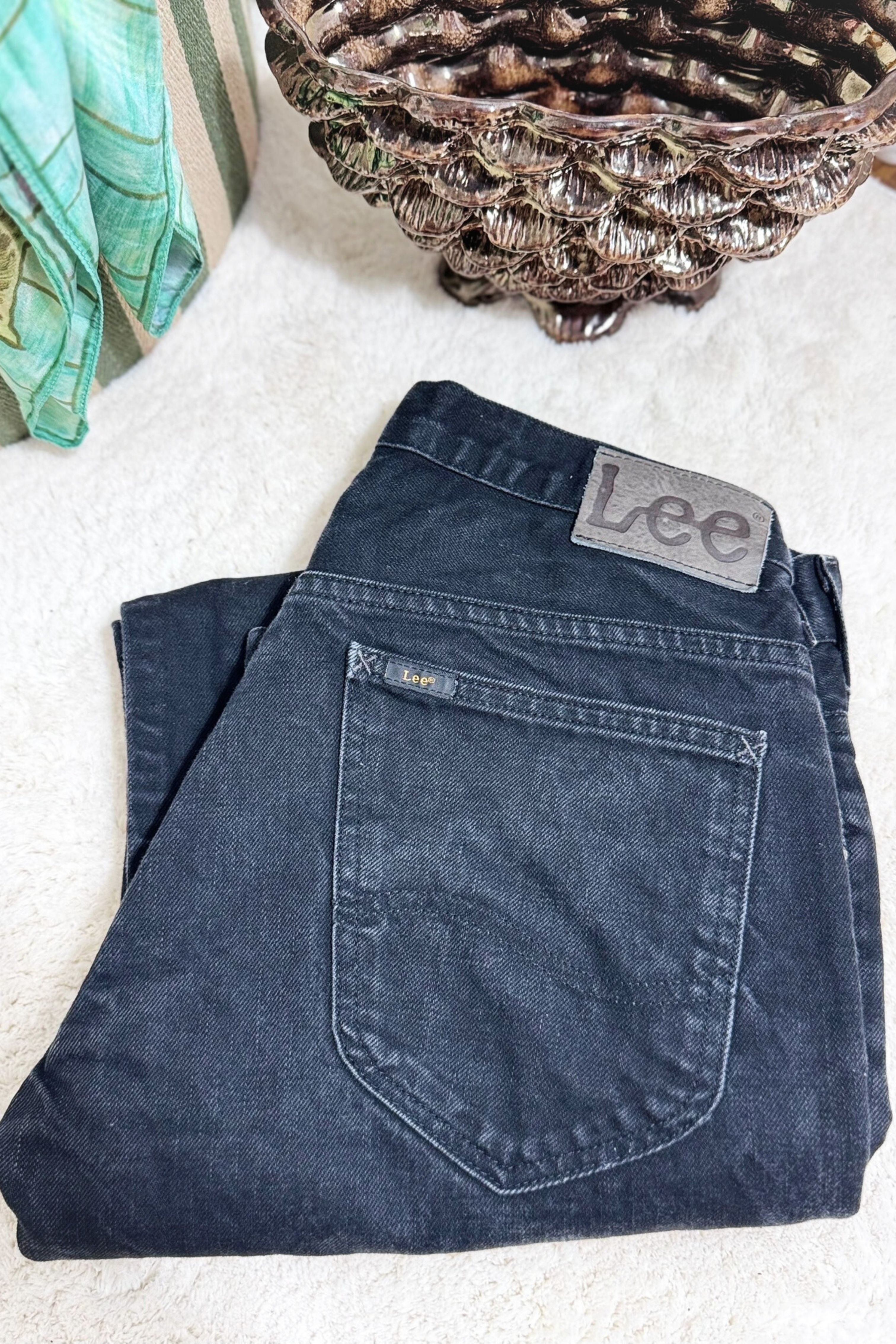 Jeans LEE Knox droit W31 L32 noir
