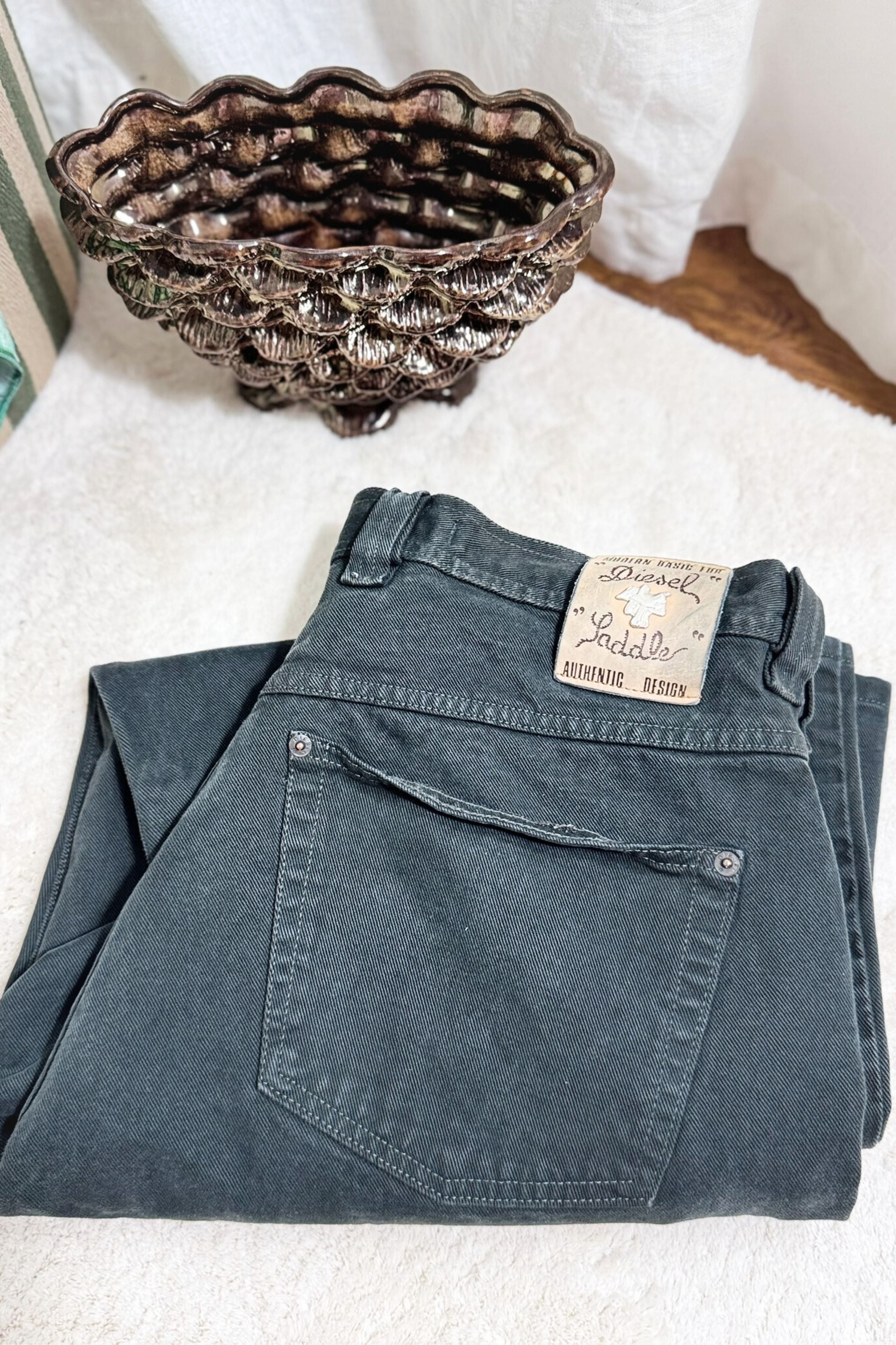 Jeans Diesel droit W36 anthracite