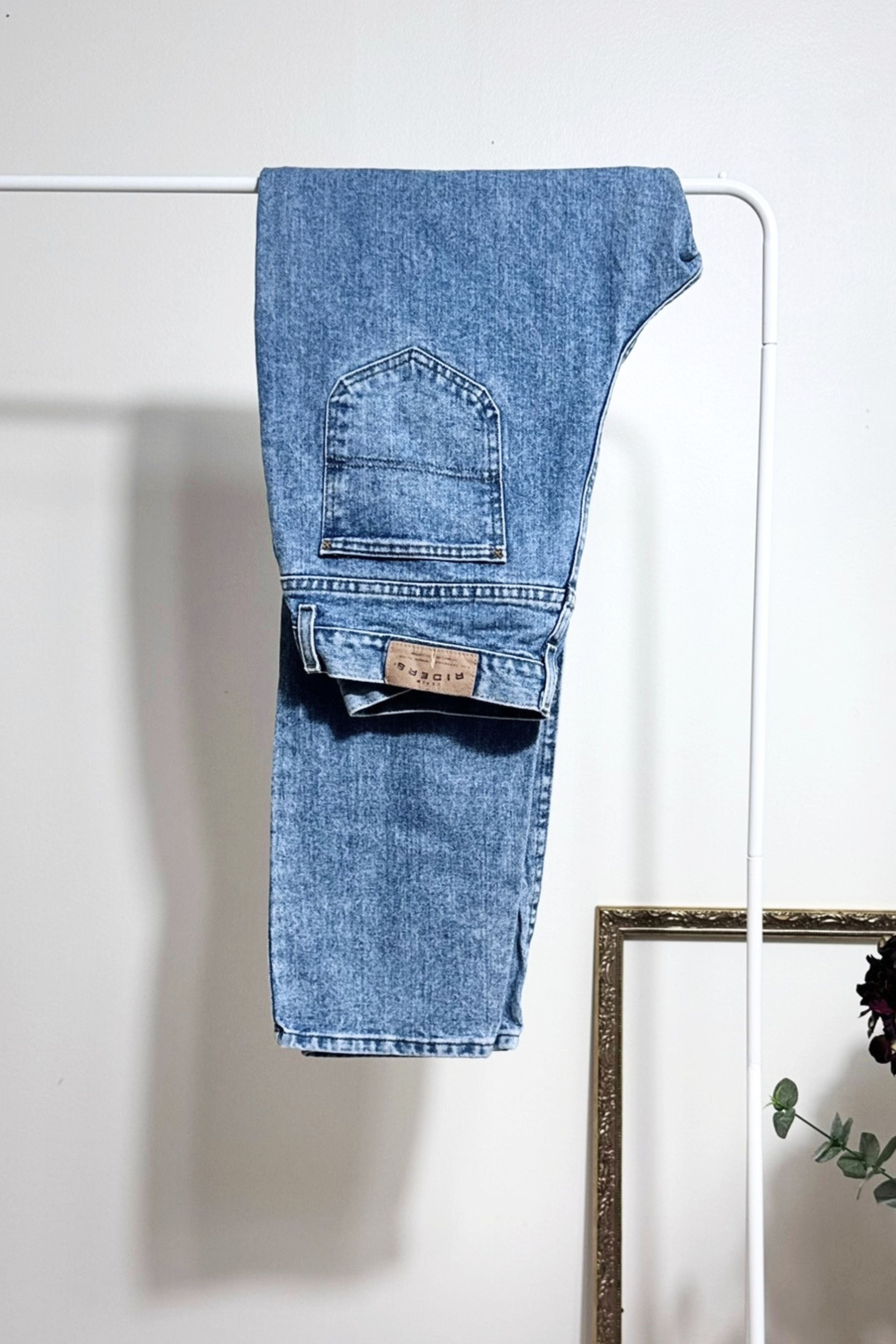 Jeans Rider droit W34 x L36 bleu moyen