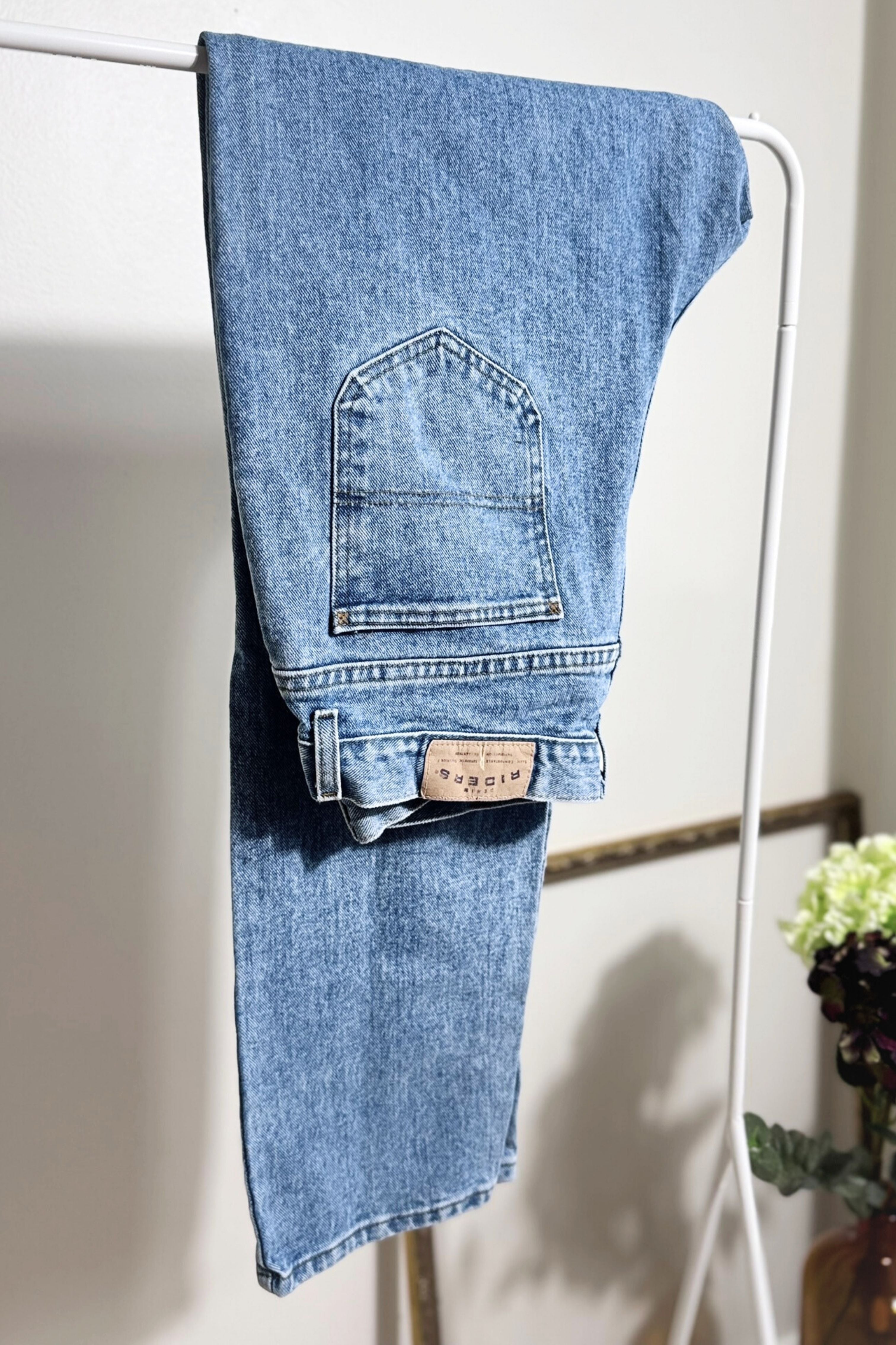 Jeans Rider droit W34 x L36 bleu moyen