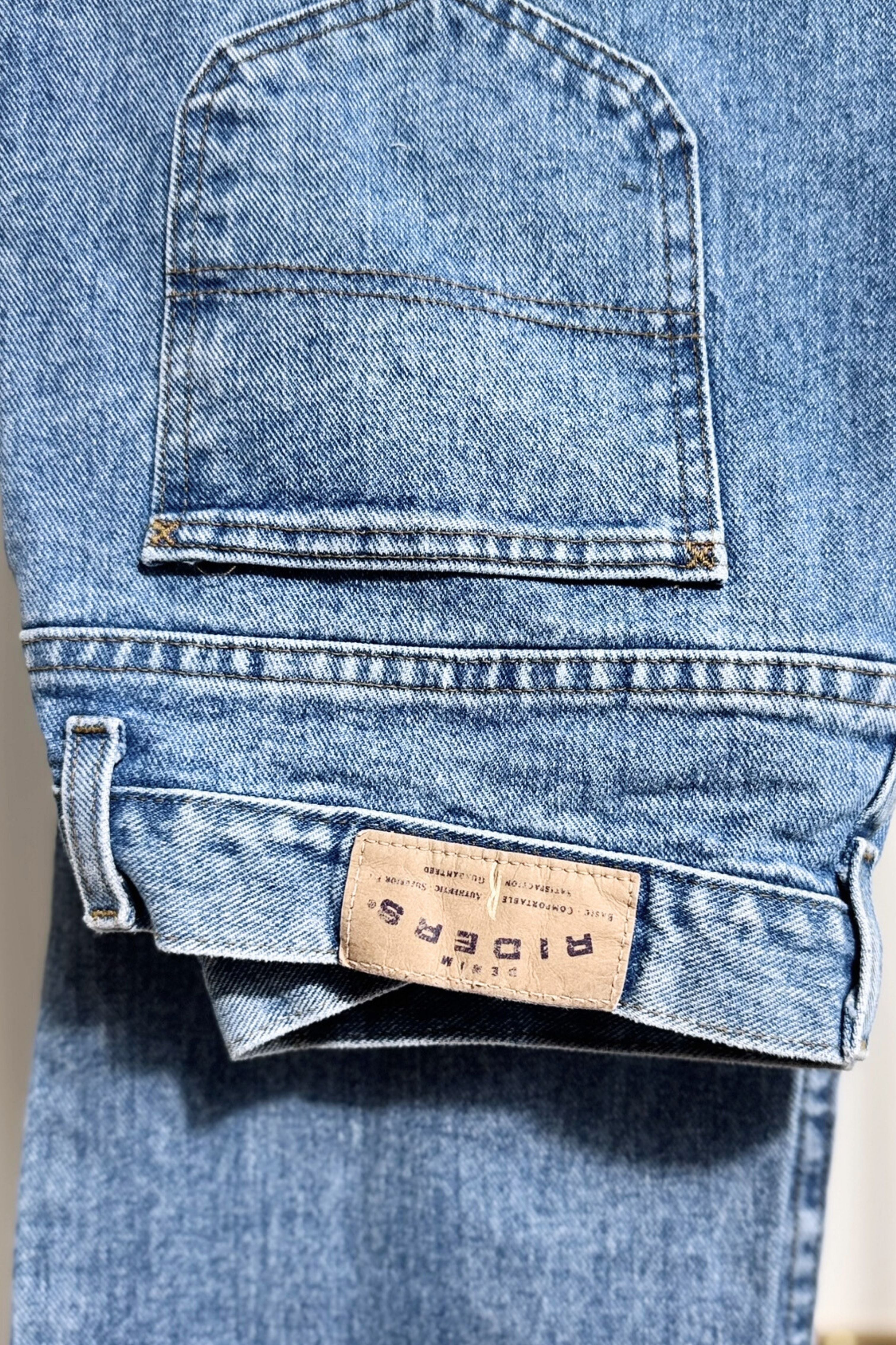 Jeans Rider droit W34 x L36 bleu moyen