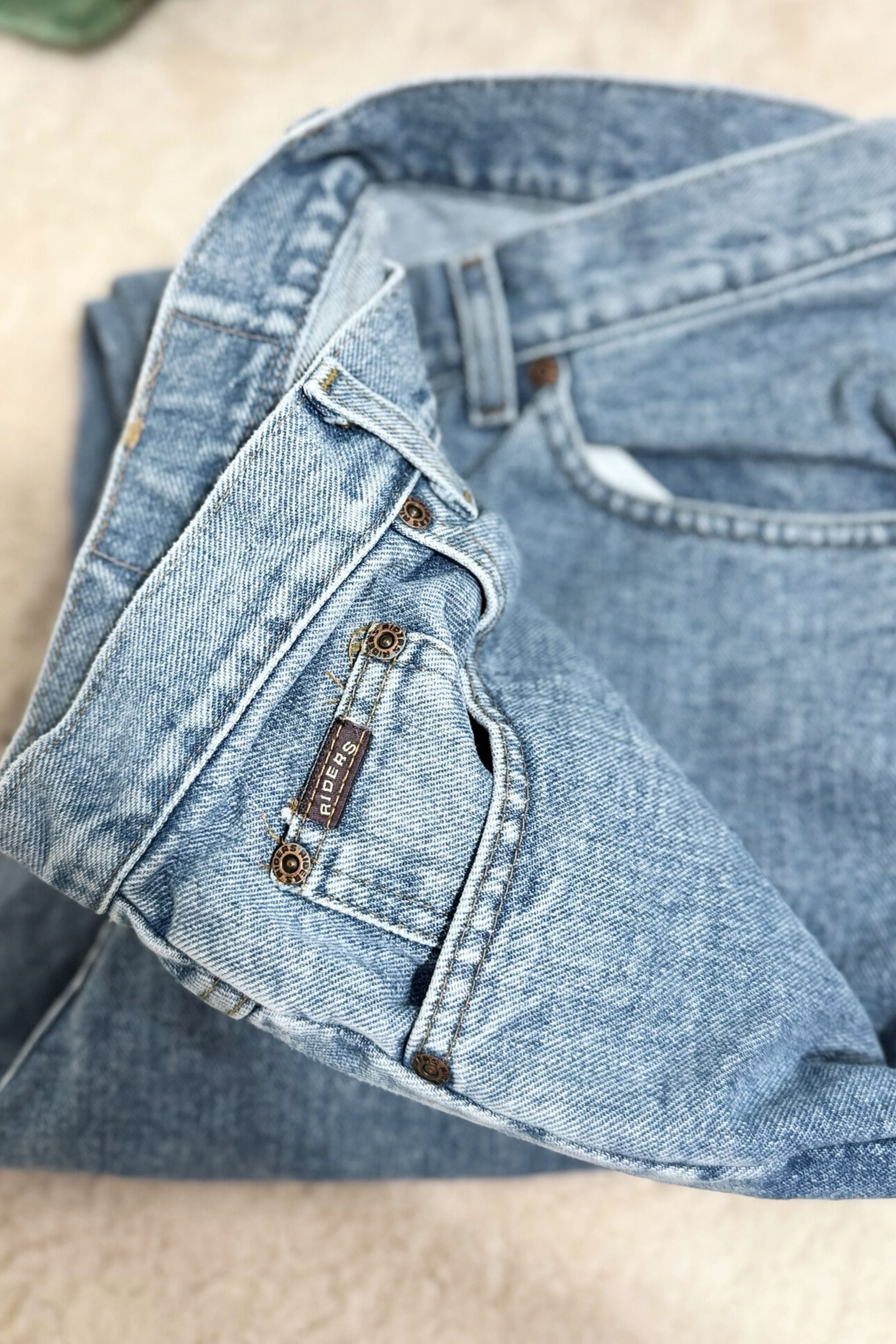 Jeans Rider droit W34 x L36 bleu moyen