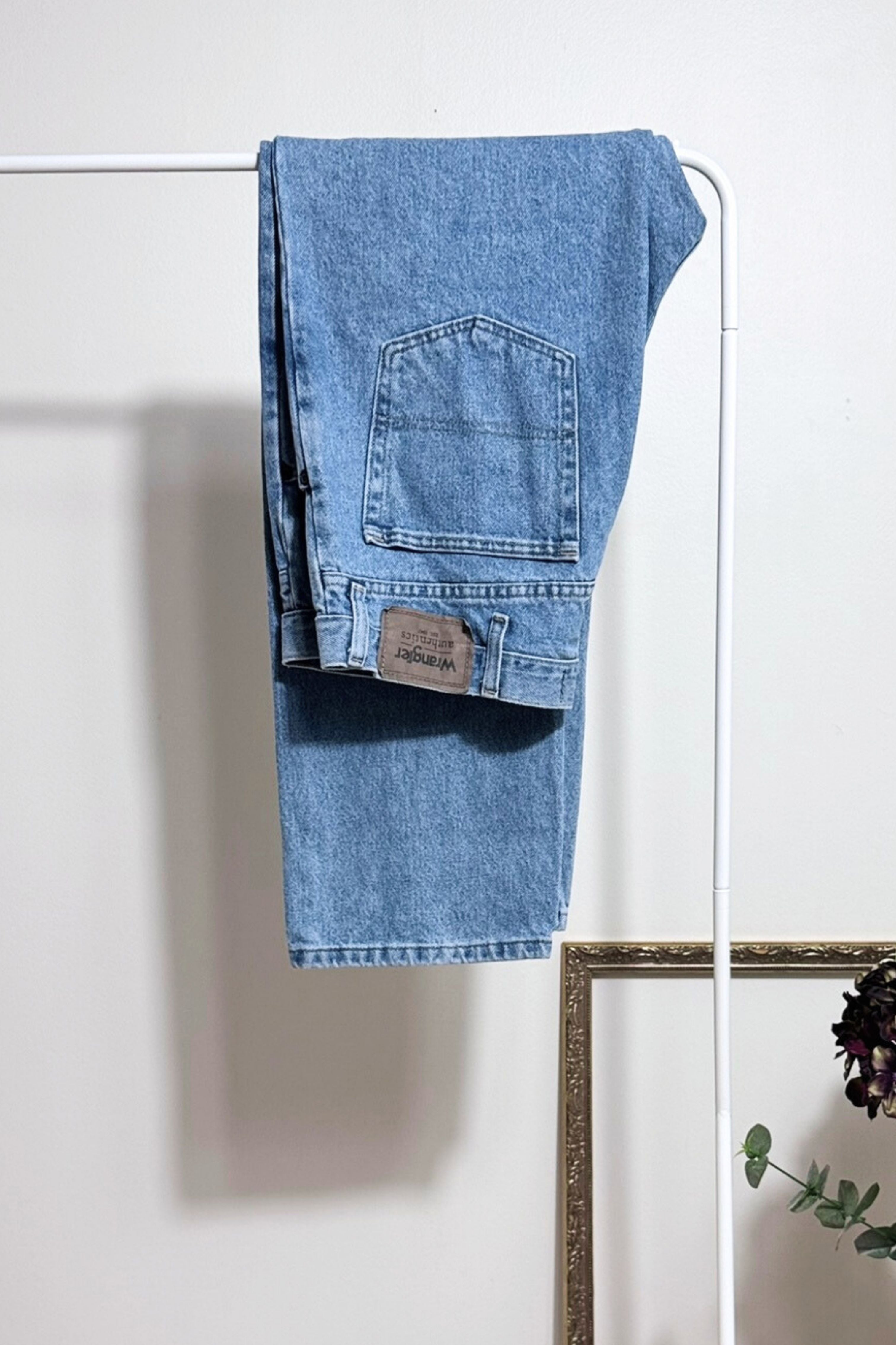 Jeans Wrangler droit W36 x L32 bleu moyen