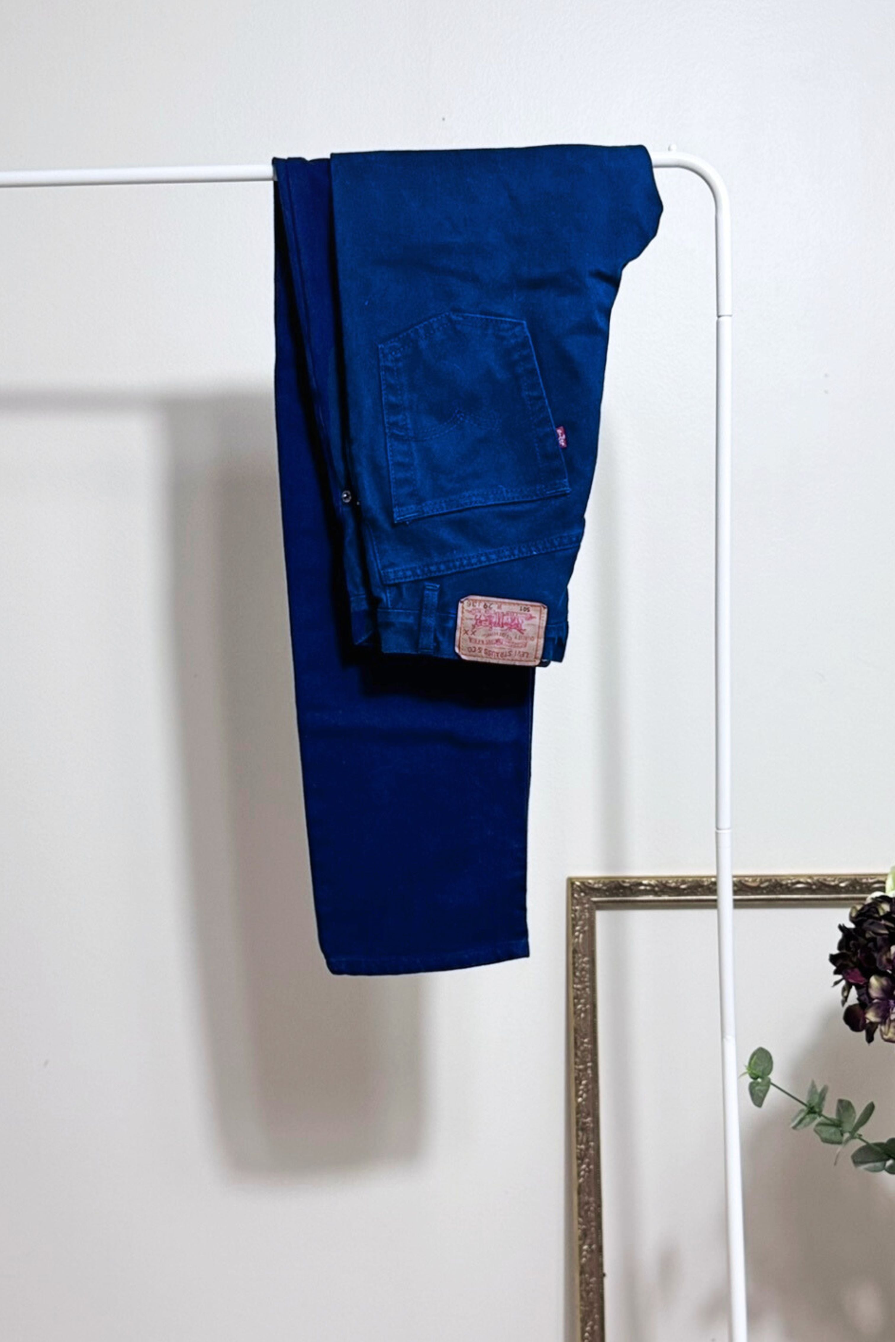 Jeans Levi's 501 W29 L36 bleu marine