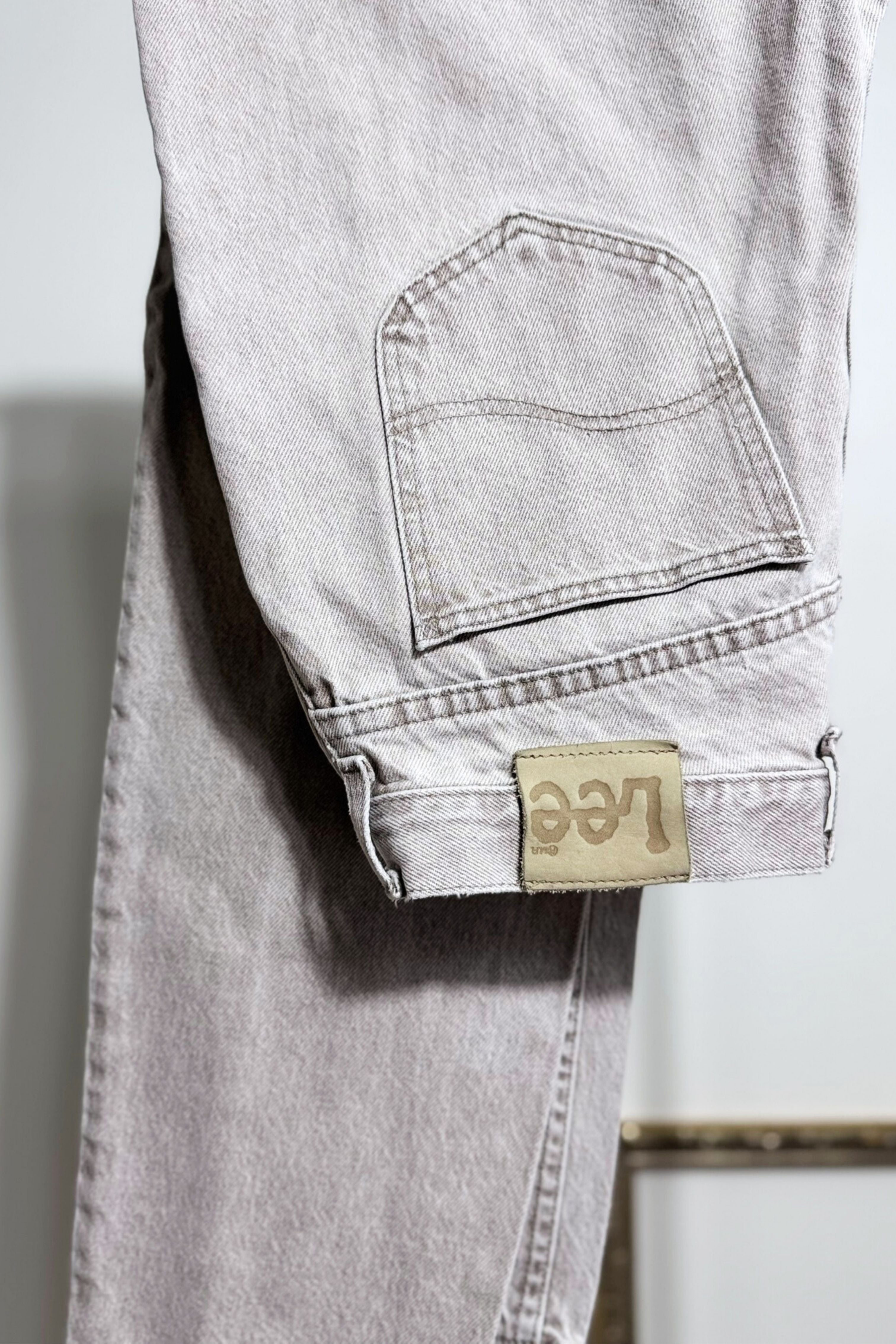 Jeans LEE droit W30 L34 gris clair