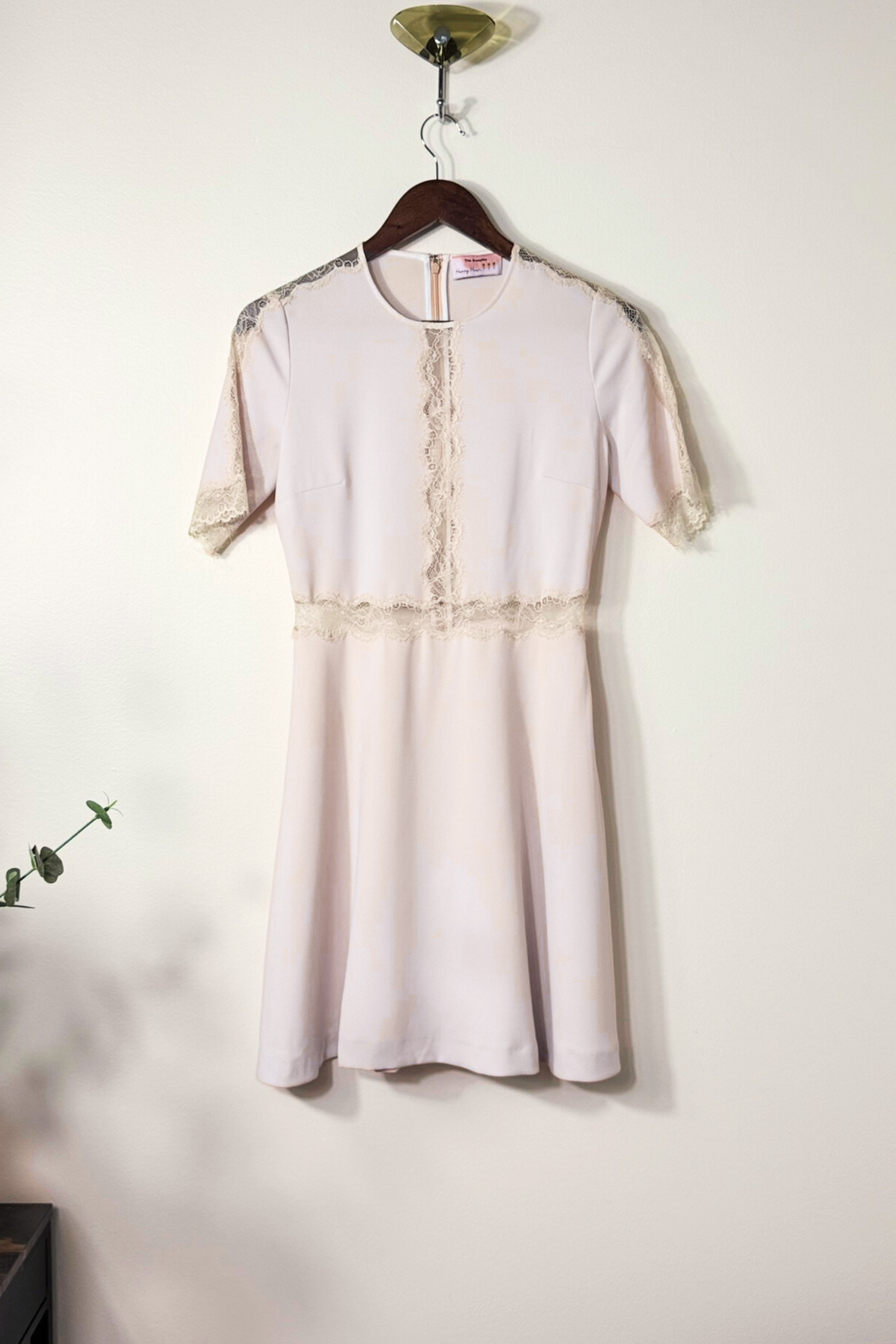 Robe courte The Kooples rose clair