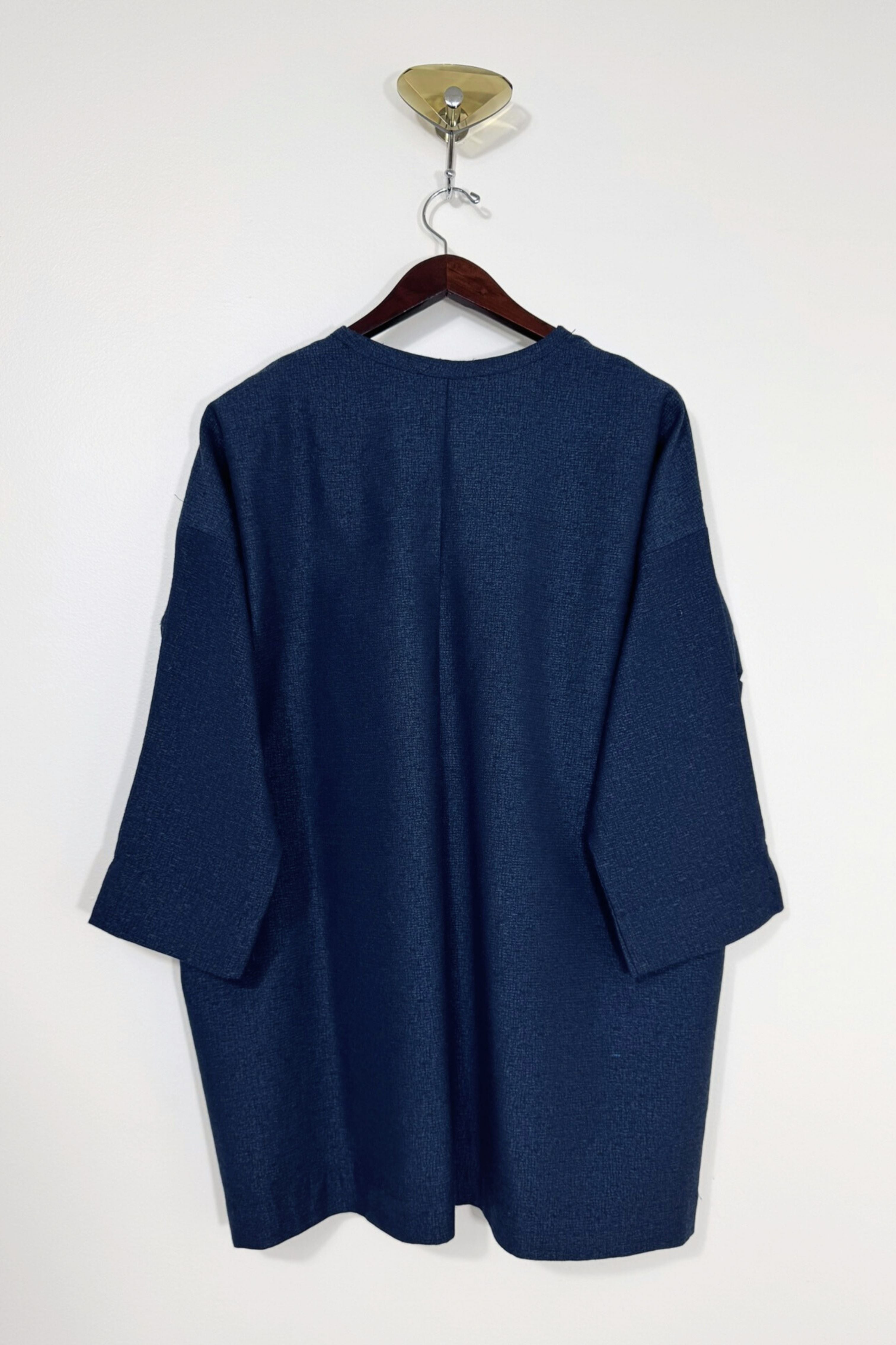 Veste Kimono épaisse bleu marine