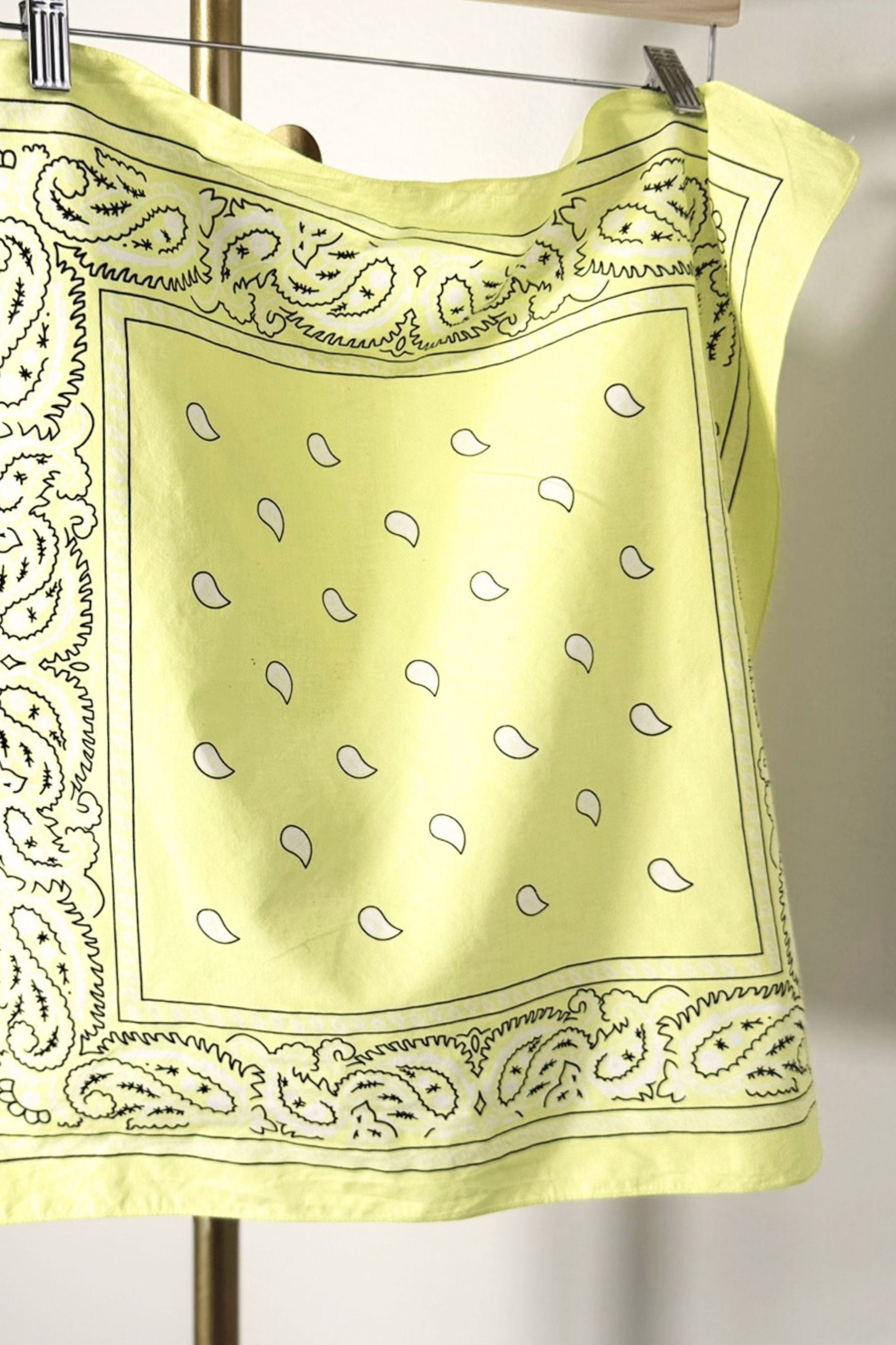 Pink floral silk scarf