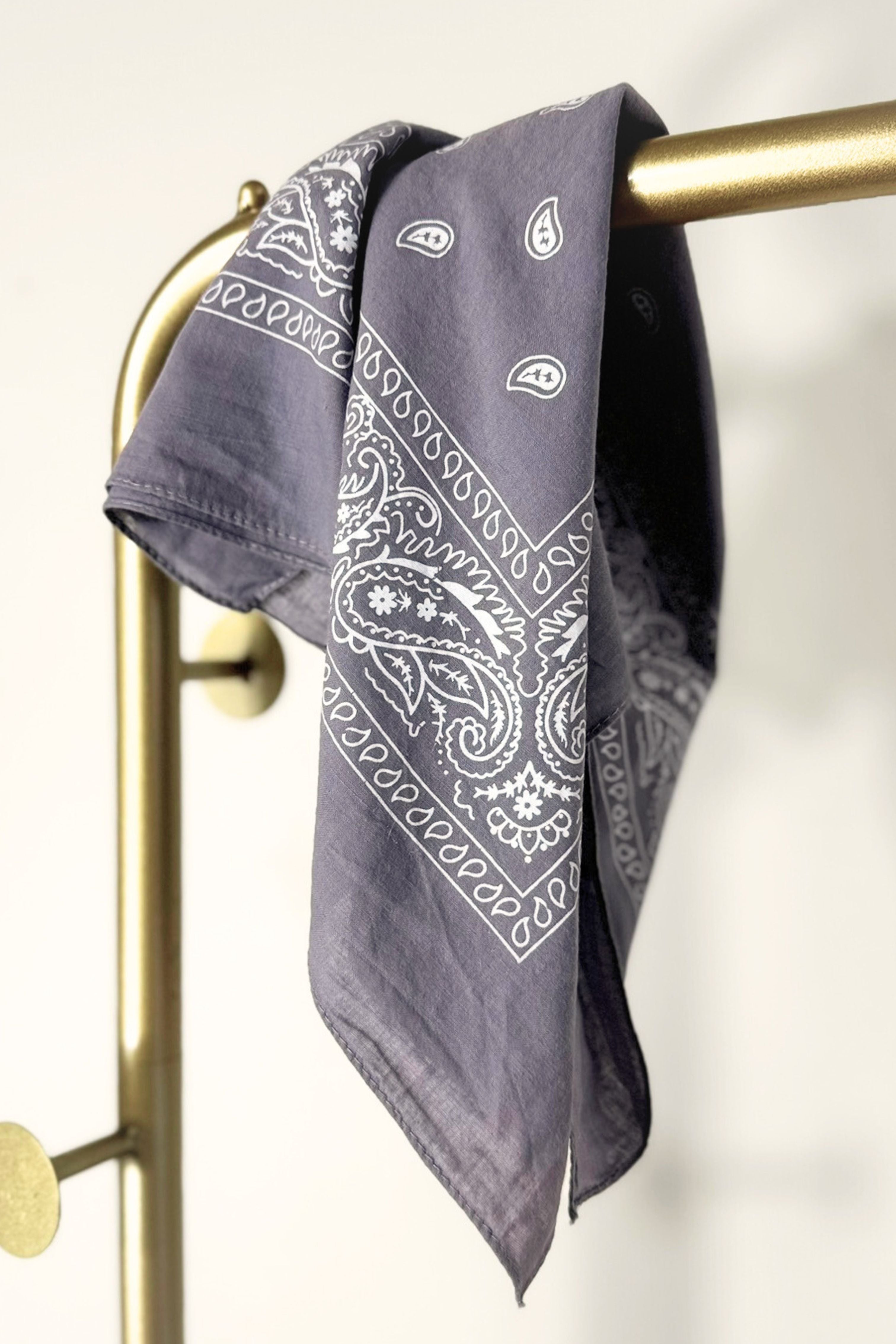 Pink floral silk scarf