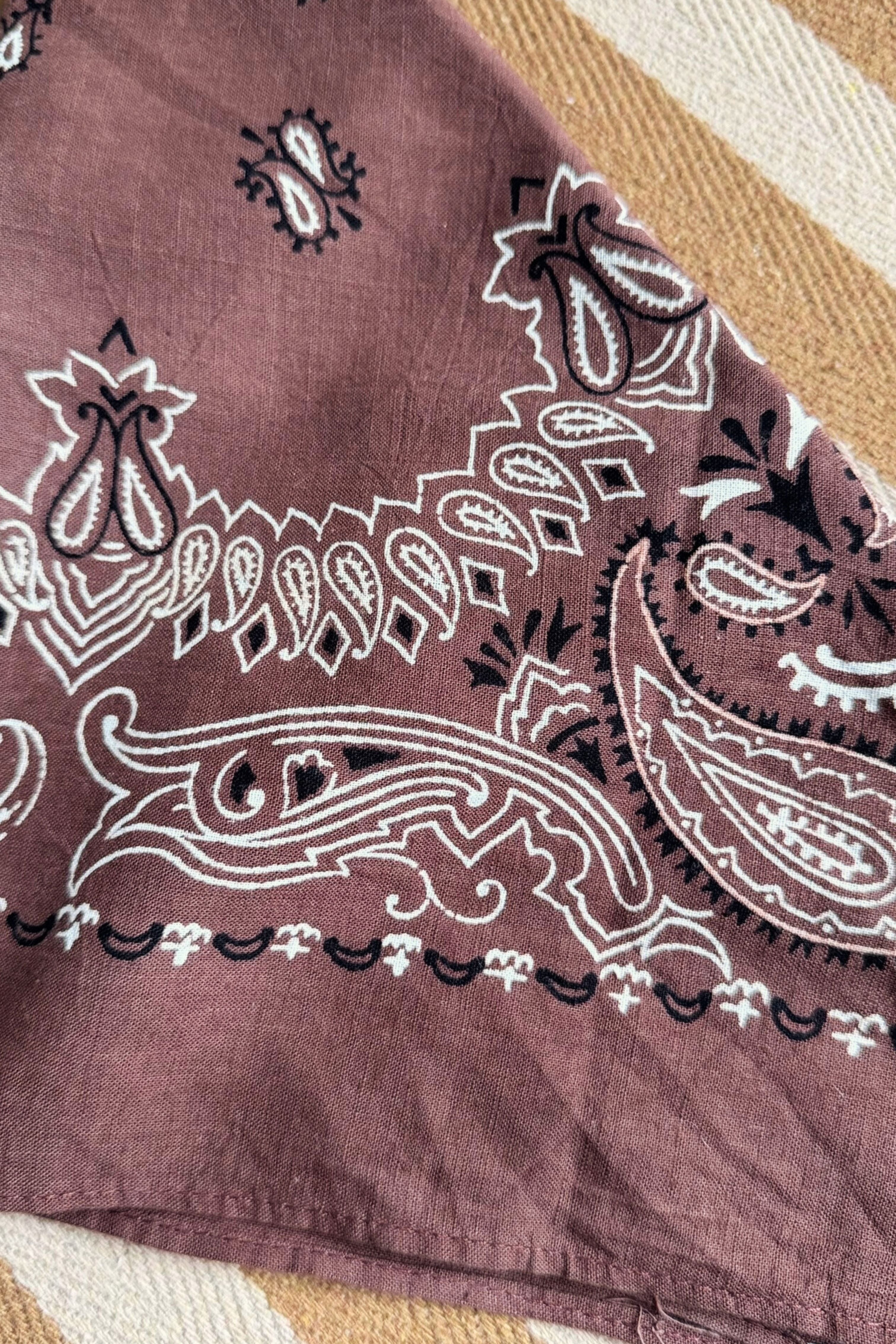 Pink floral silk scarf