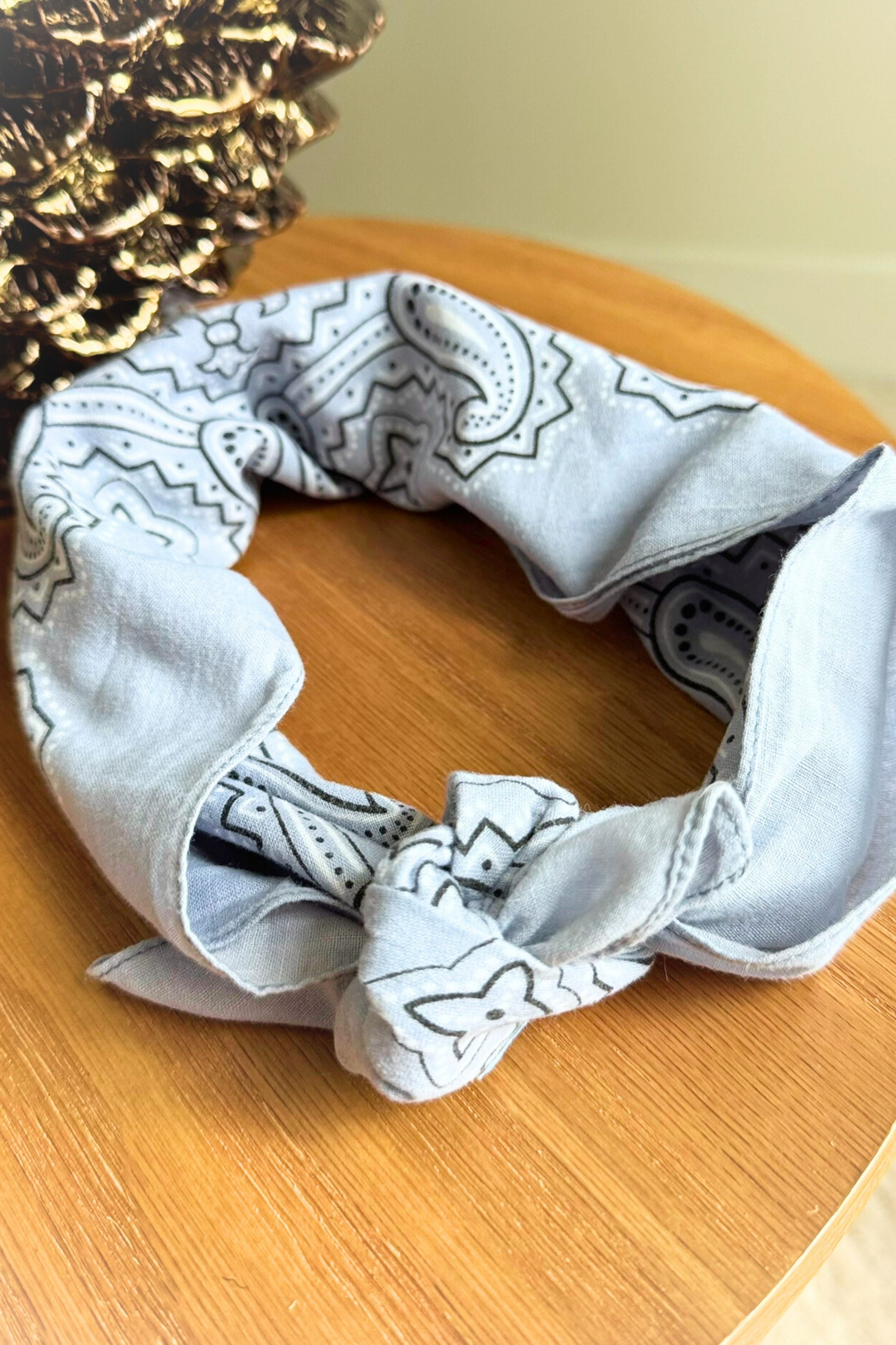 Pink floral silk scarf
