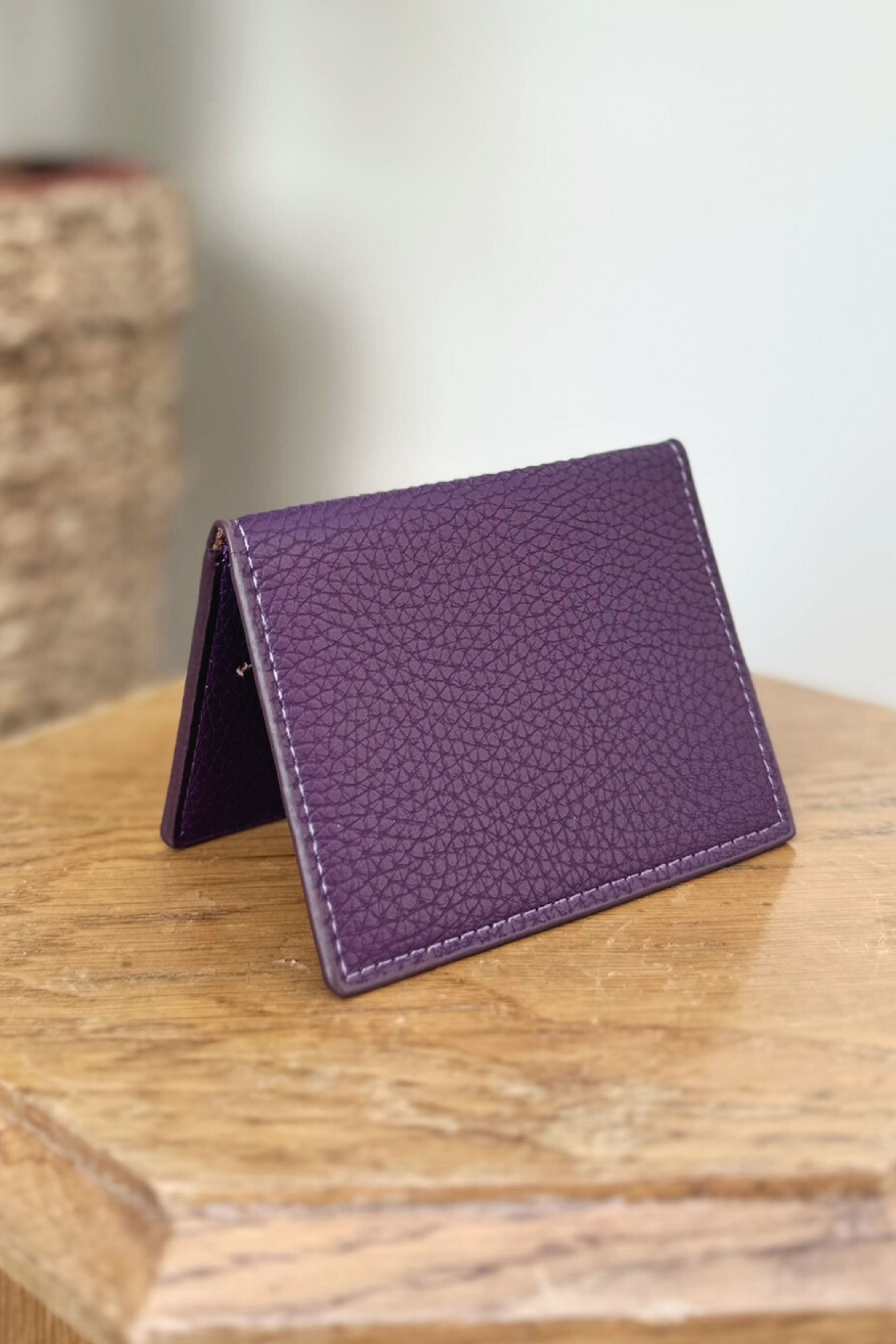 Pourchet black leather coin purse