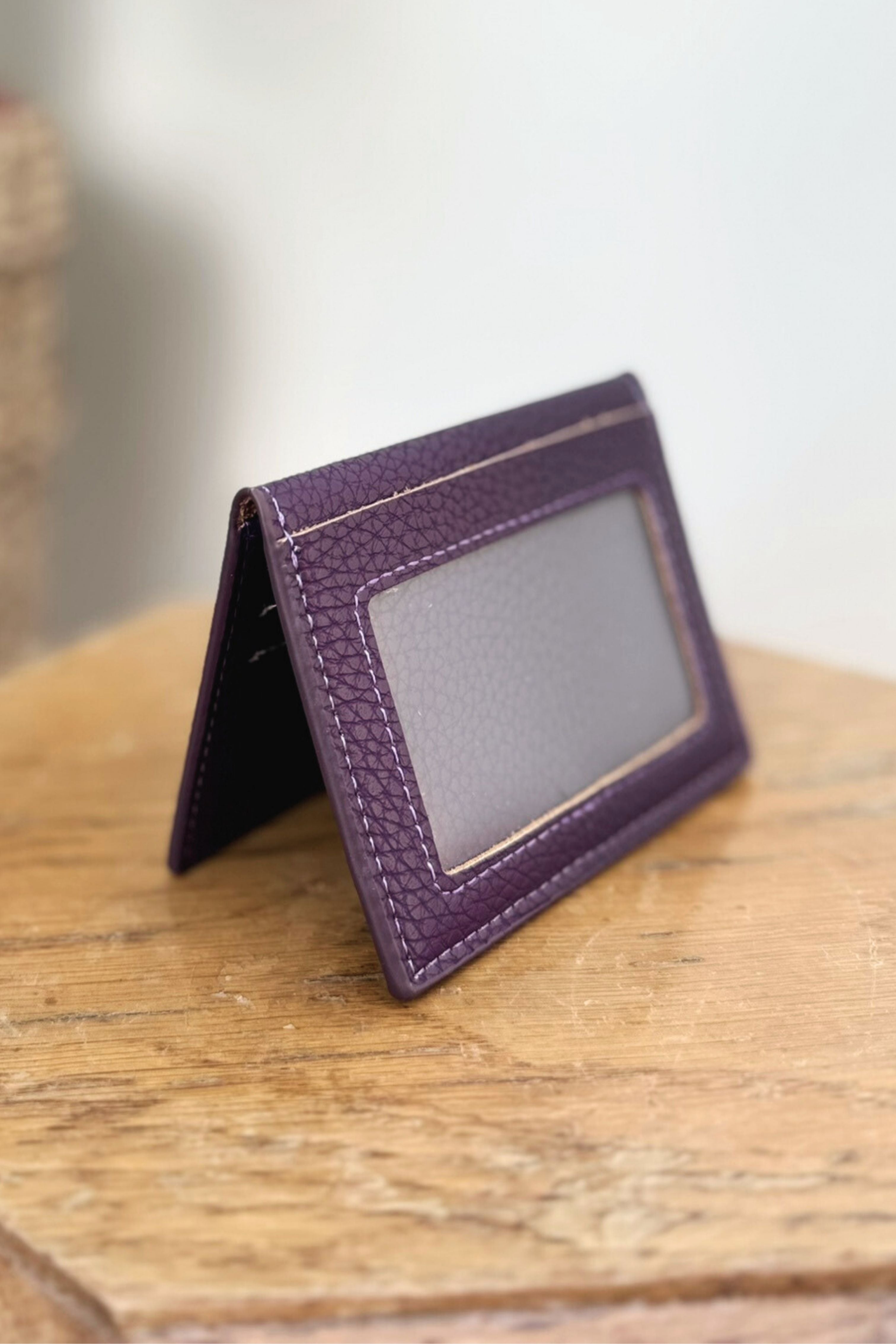 Pourchet black leather coin purse