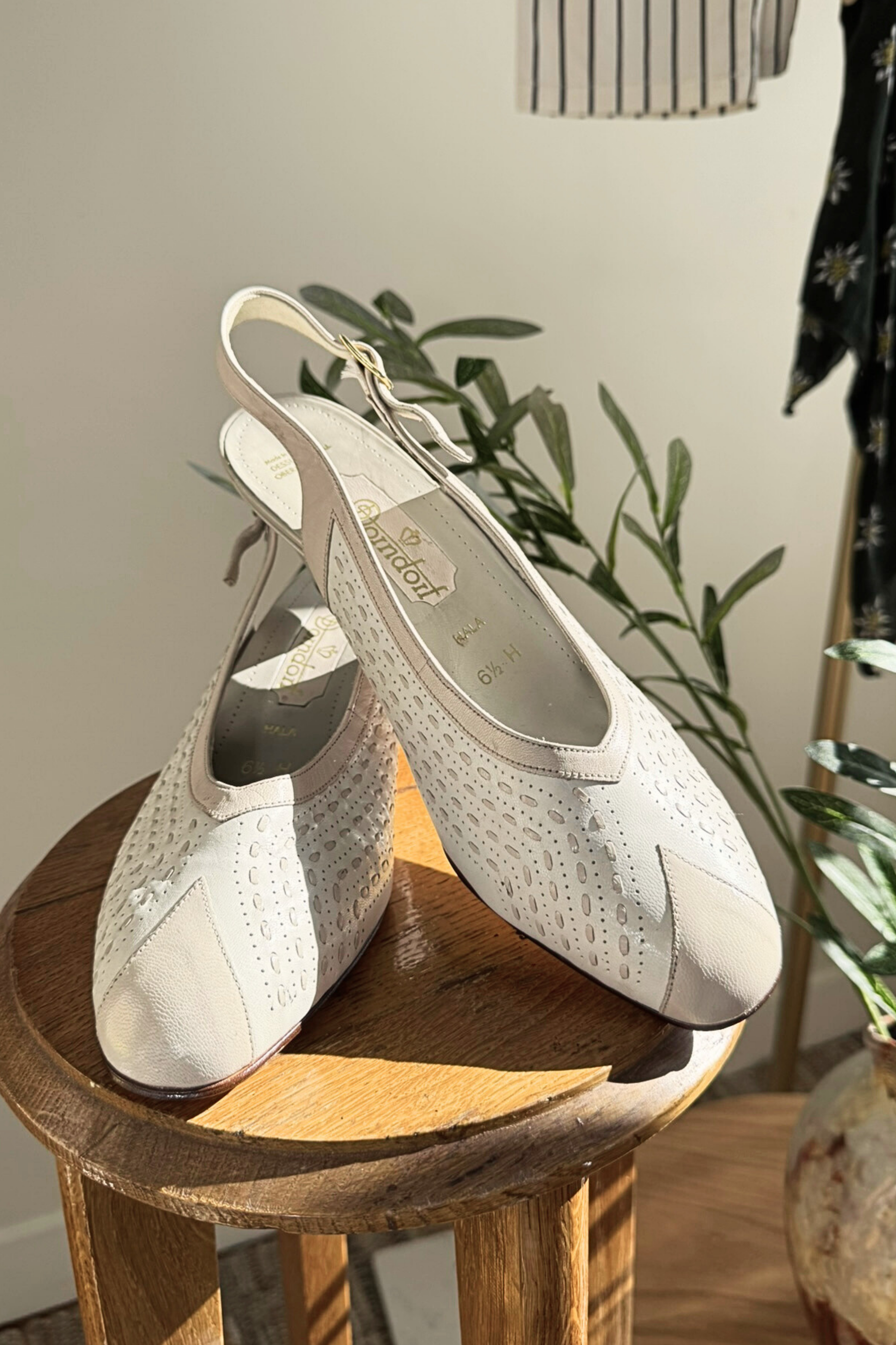 White braided sandals - Size 37