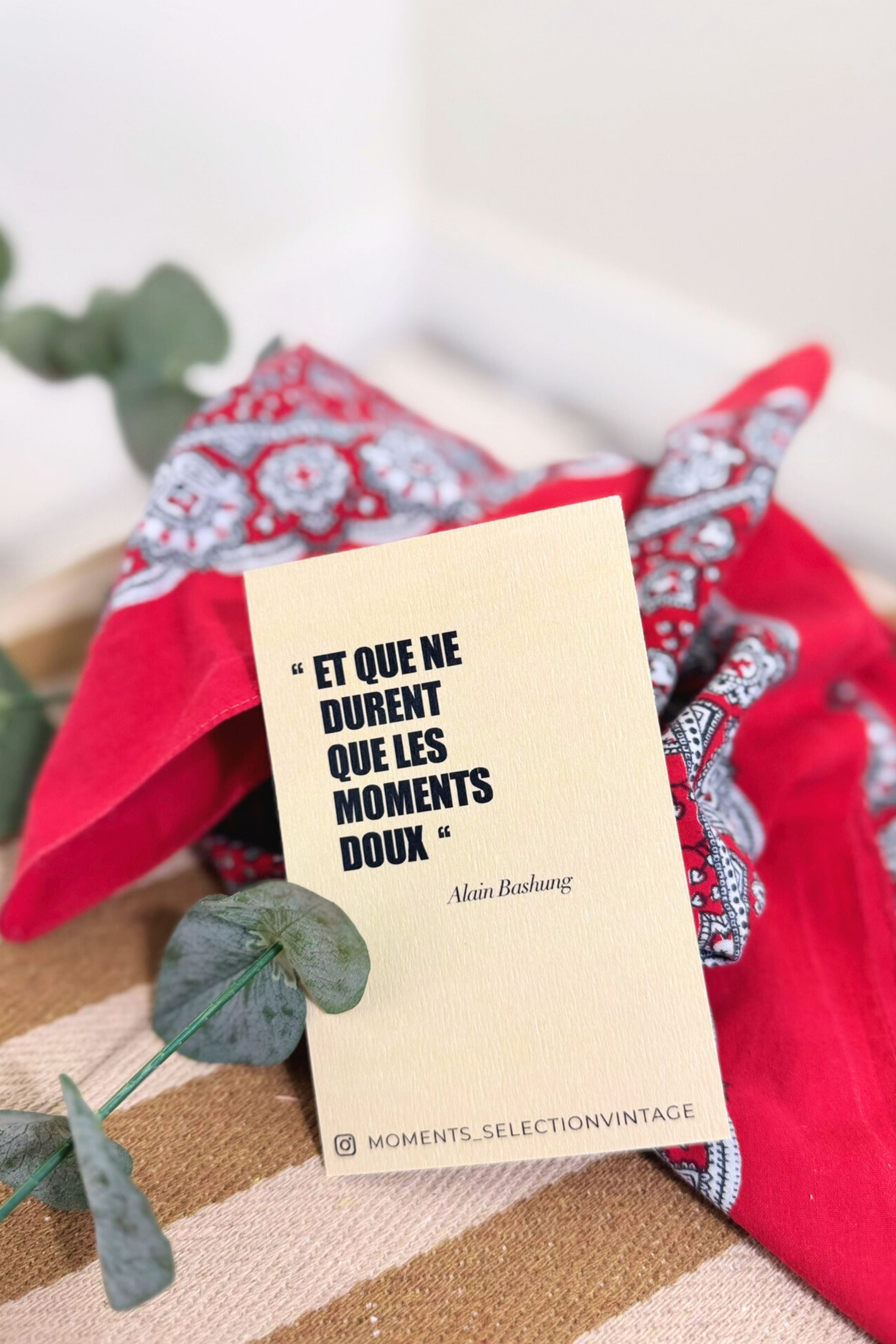 T-shirt upcyclé en coton gris - Le Bashung