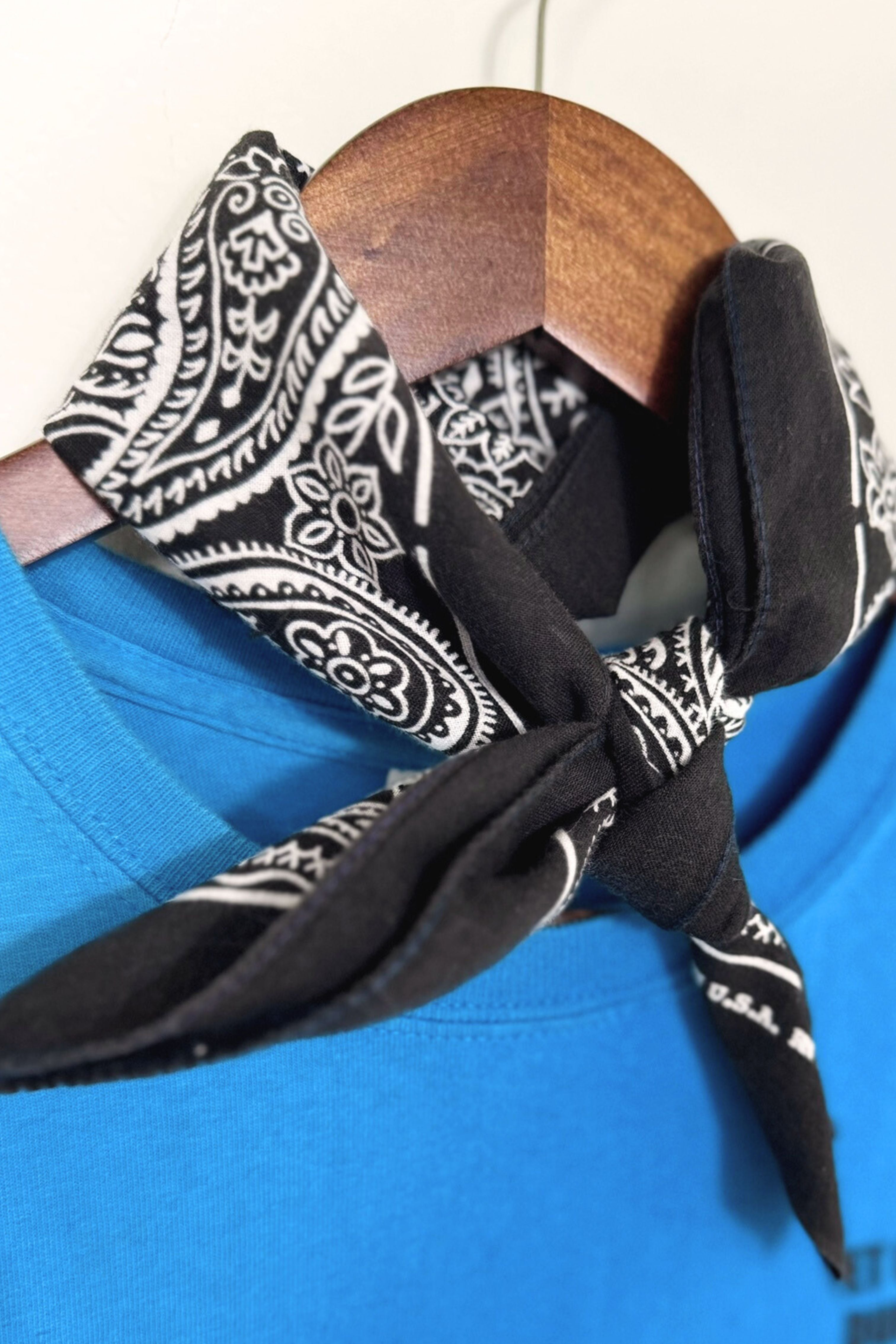 T-shirt upcyclé en coton bleu turquoise - Le Bashung