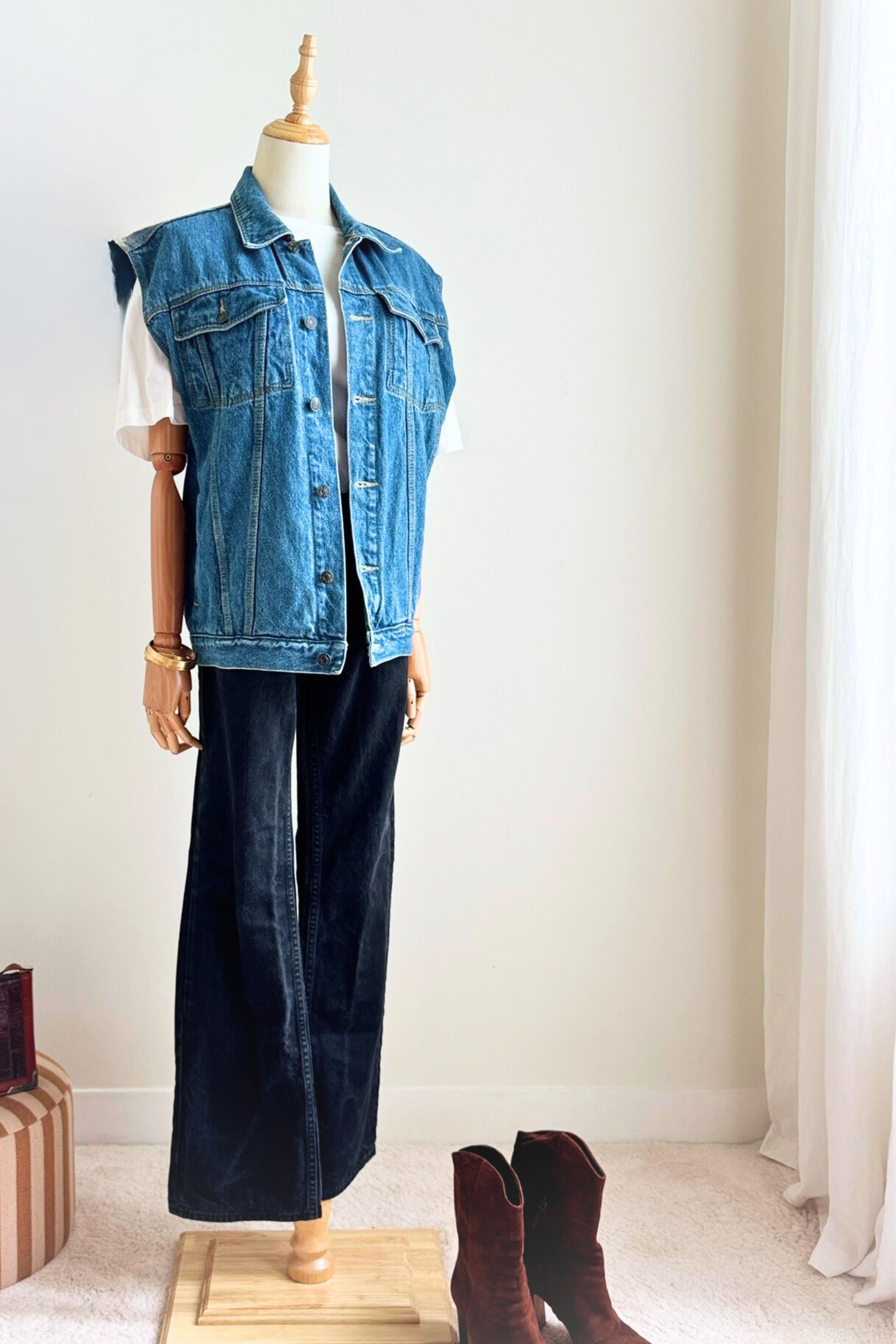 Sherpa denim jacket